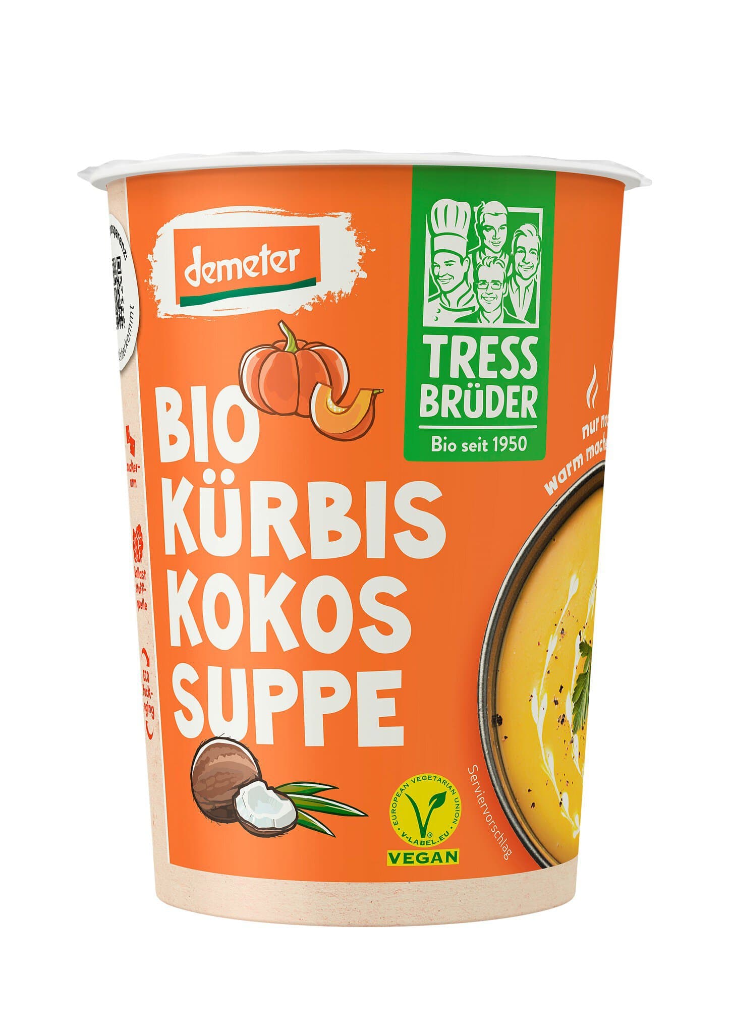 TRESS BRÜDER Kürbis-Kokos Suppe