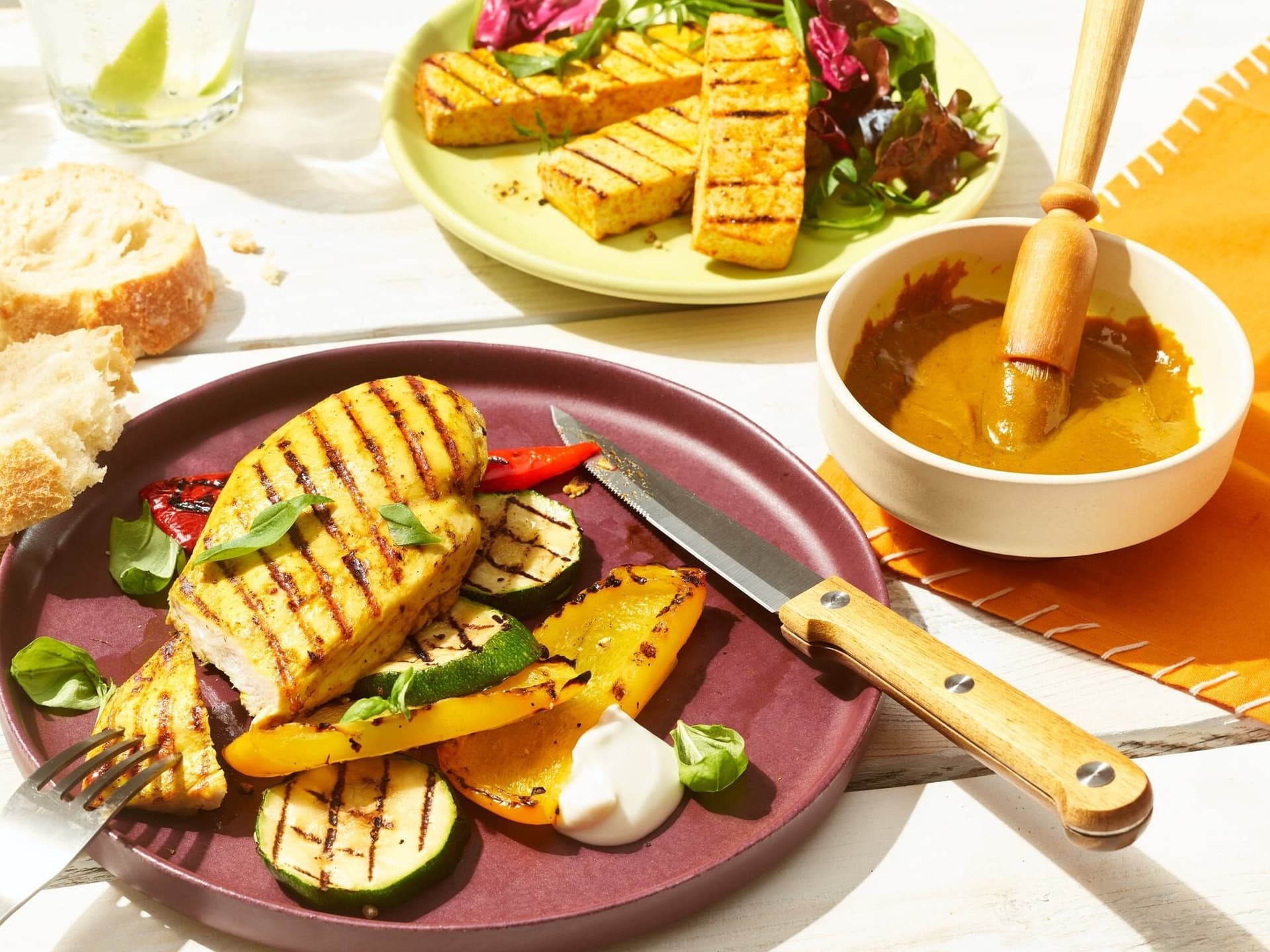 Grillmarinade Curry-Senf