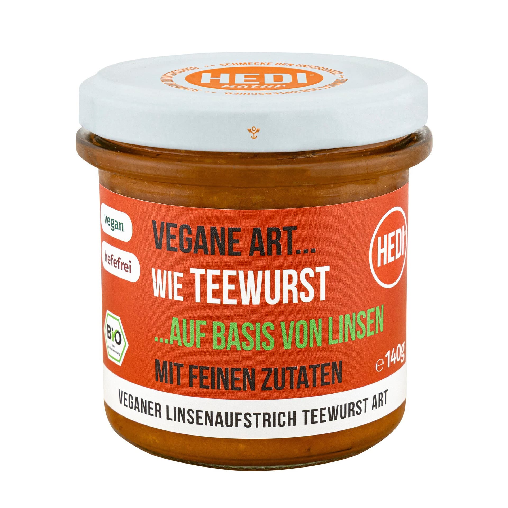 HEDI Vegane Art Teewurst aus Linsen