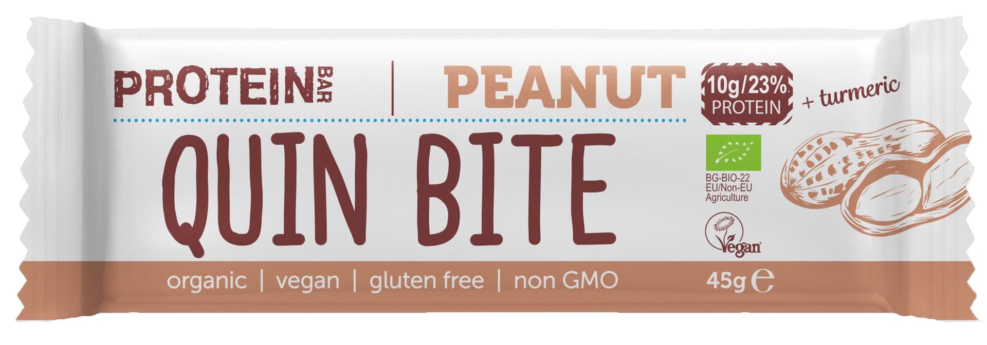 Quin Bite Proteinriegel Erdnuss