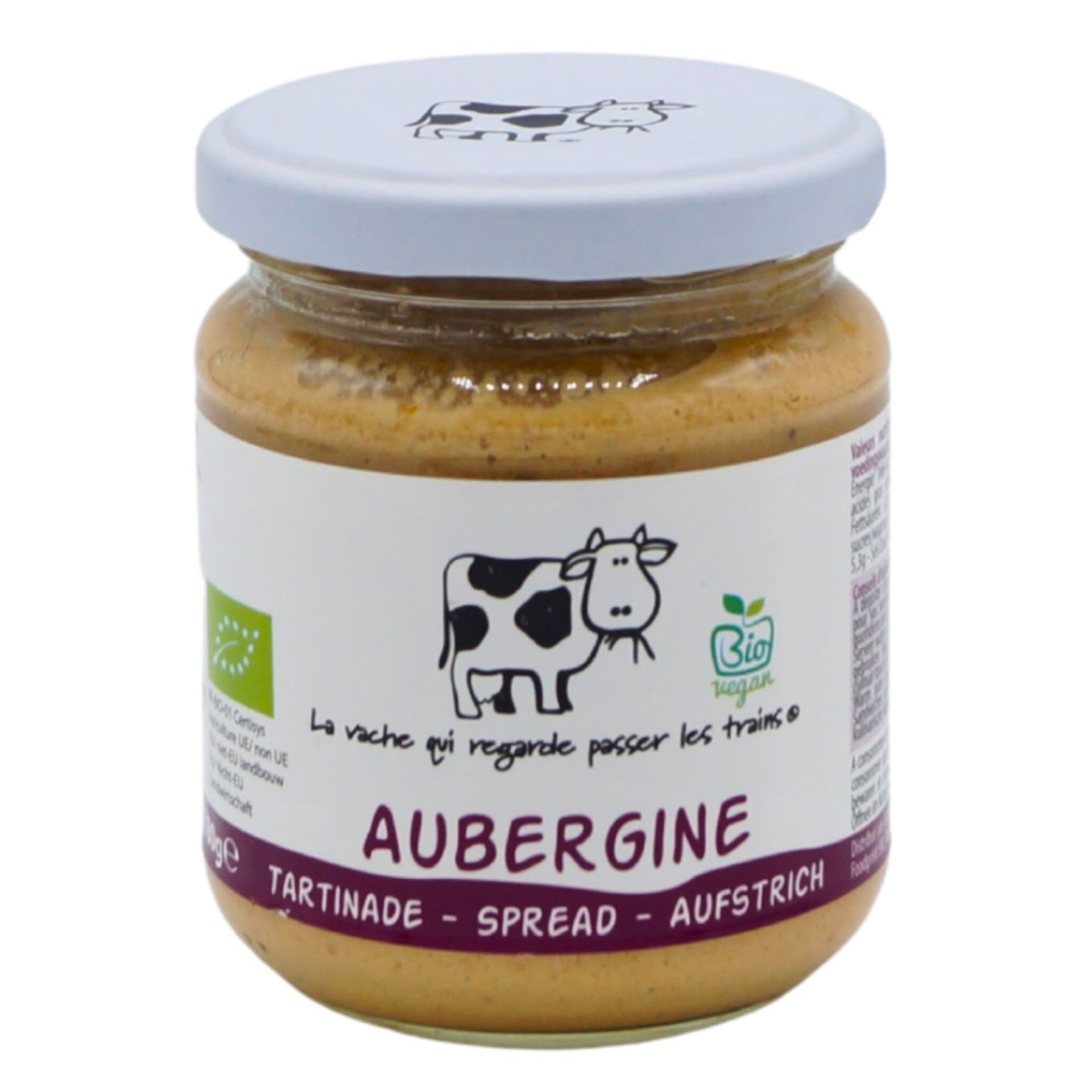 La vache qui regarde Brotaufstrich Aubergine