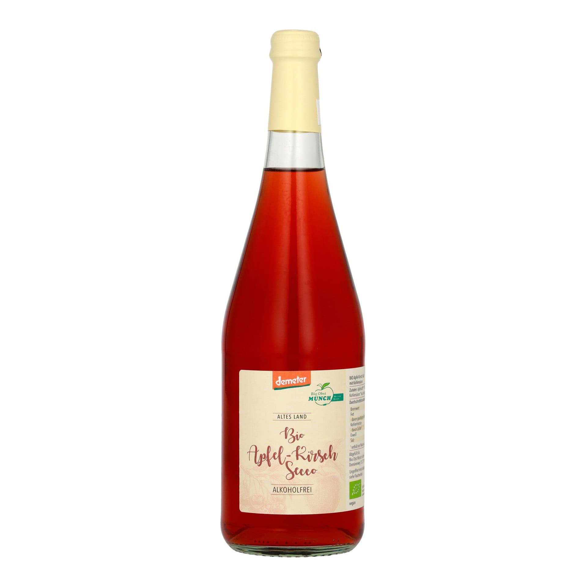 Bio Obst Münch Apfel-Kirsch Secco alkoholfrei