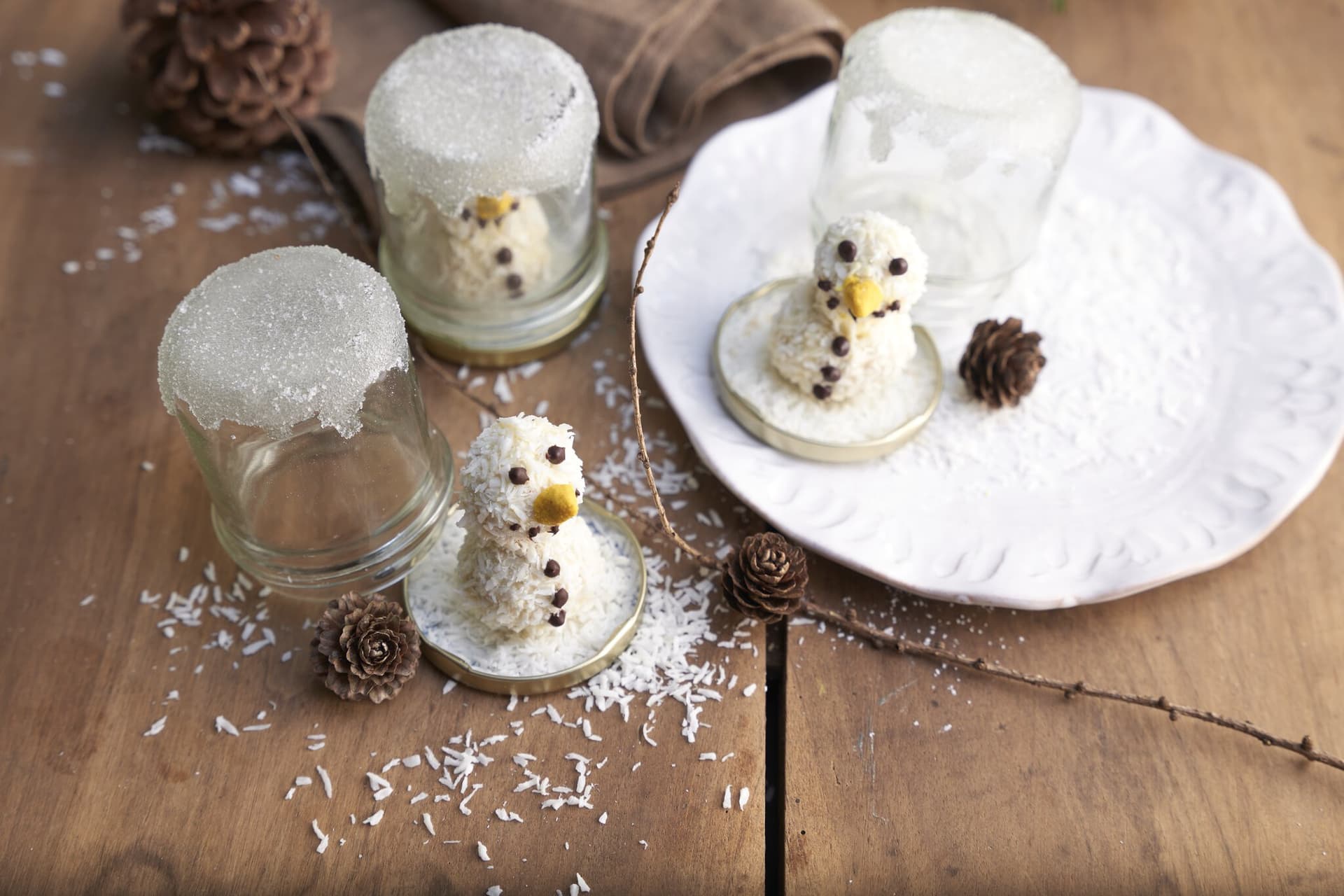 Schneemann-Pralinen