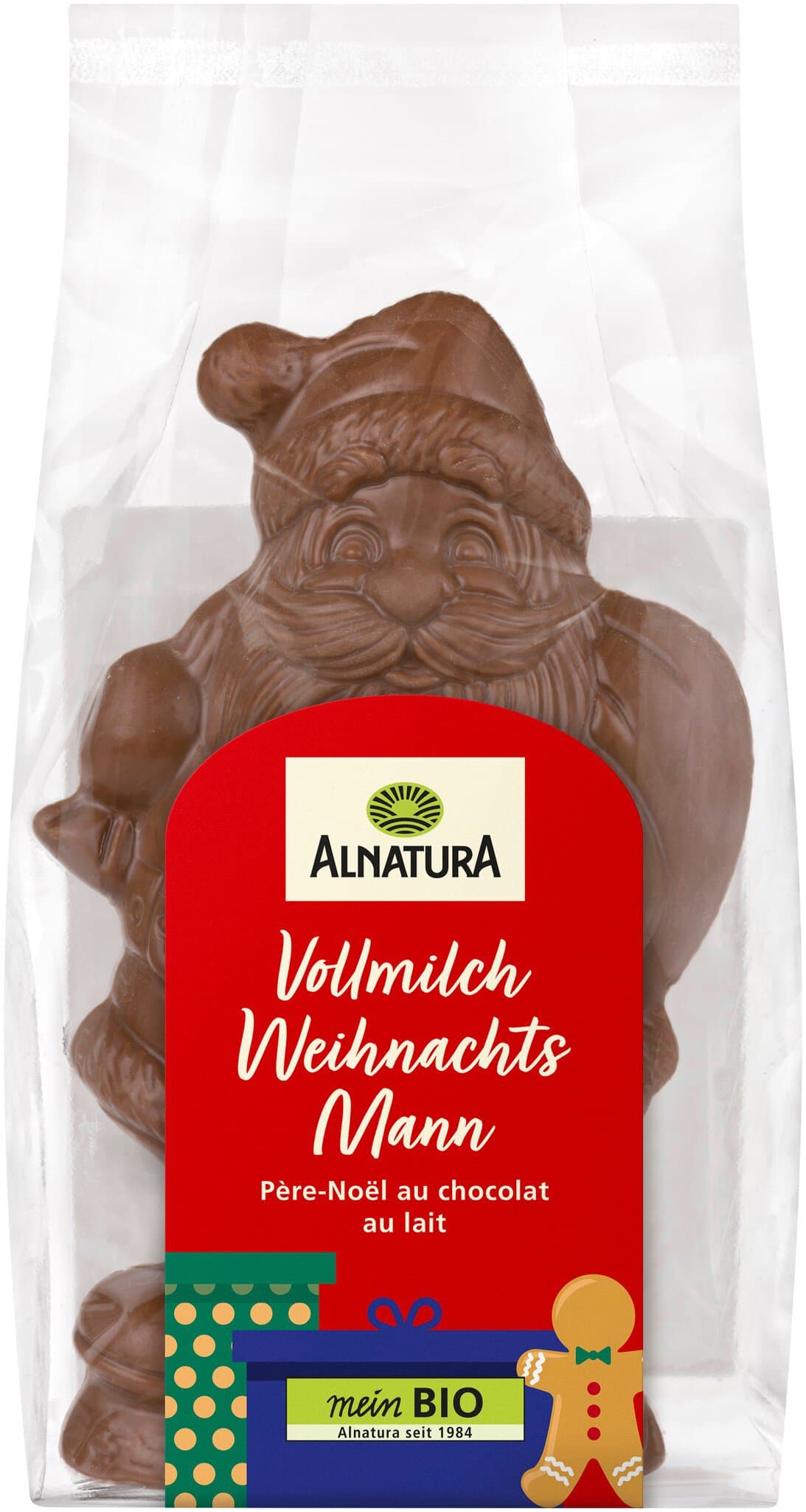 Alnatura Vollmilch-Weihnachtsmann
