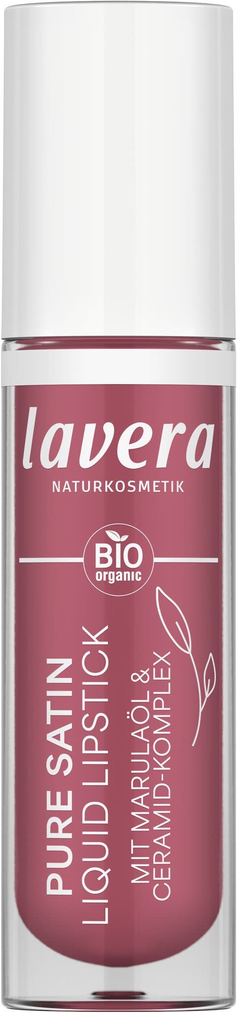 Lavera Pure Satin Liquid Lipstick wild mauve