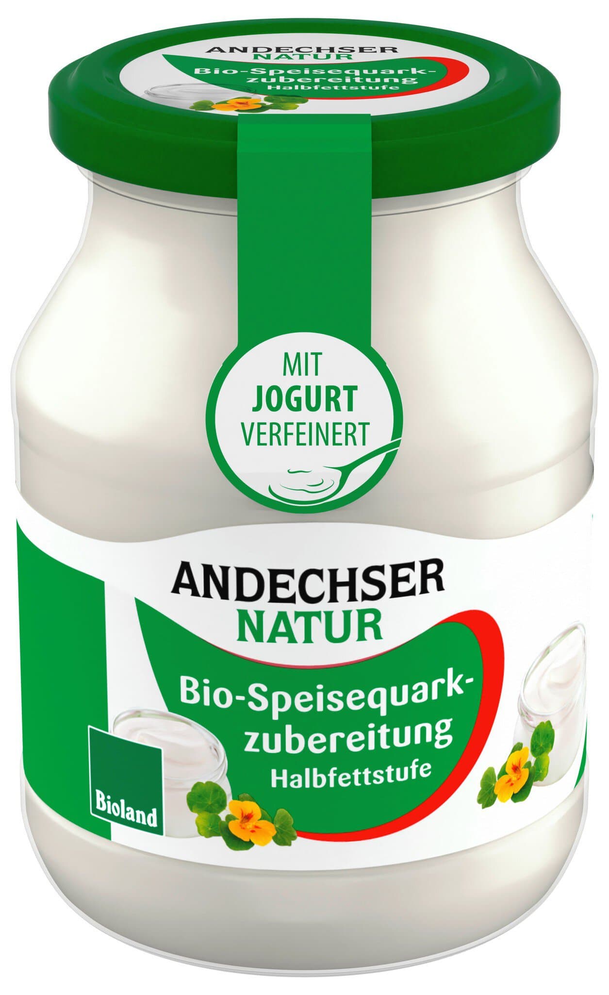 Andechser Natur Speisequark Halbfettstufe im Glas