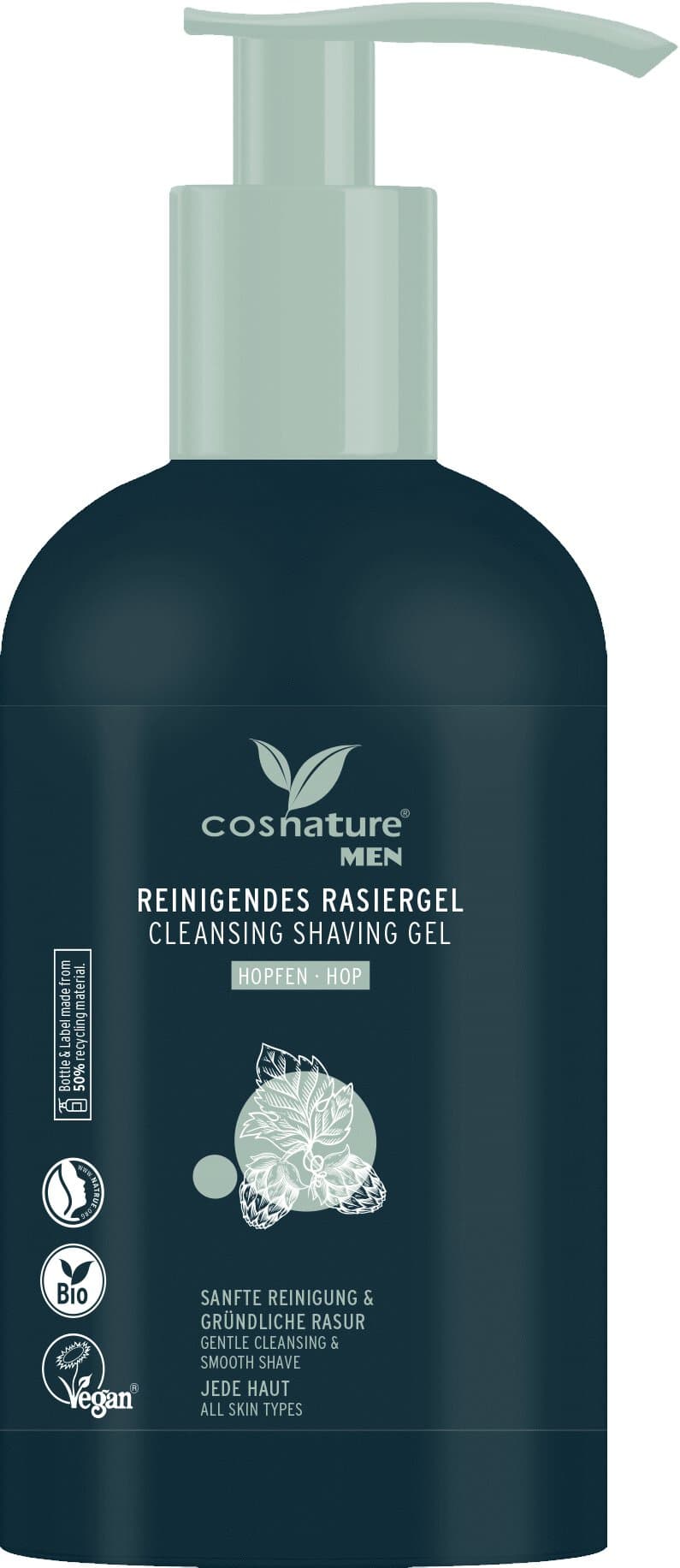 cosnature Waschgel Hopfen 2in1