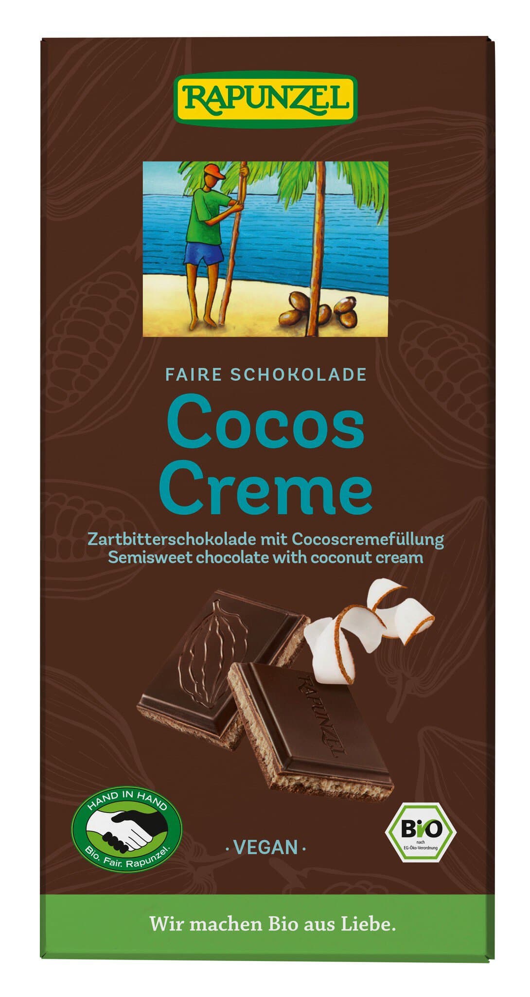 Rapunzel Cocos Creme Zartbitter Schokolade