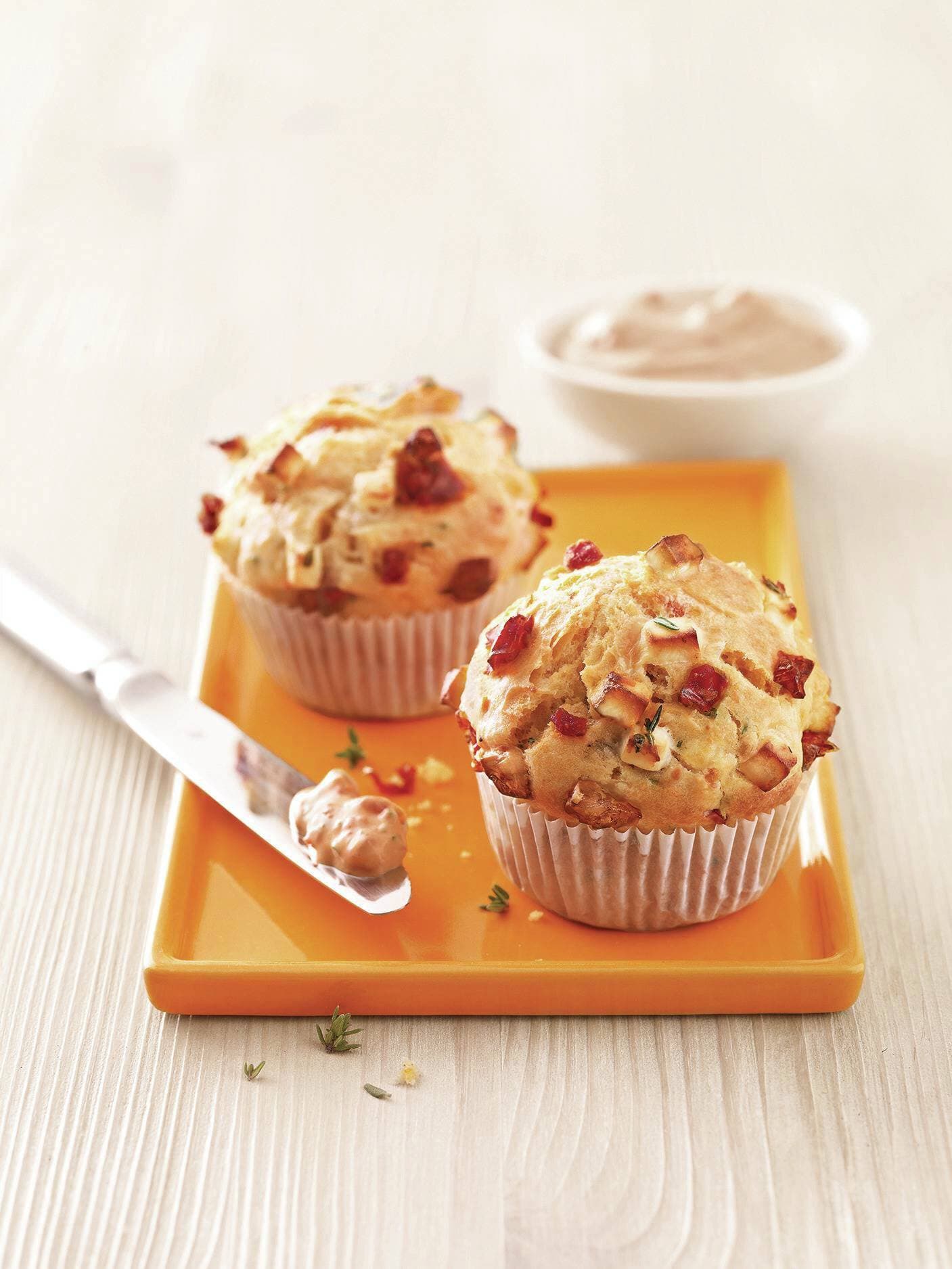 Tomaten-Feta-Muffins