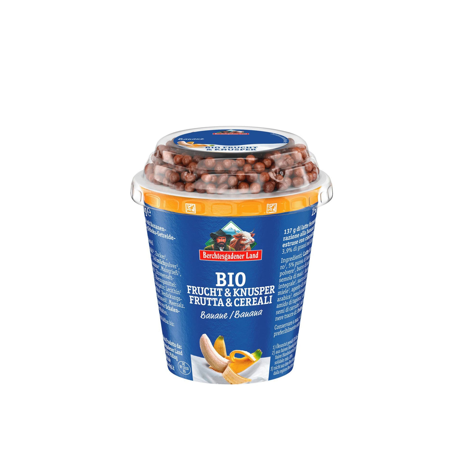 Berchtesgadener Land Frucht und Knusper Joghurt Banane