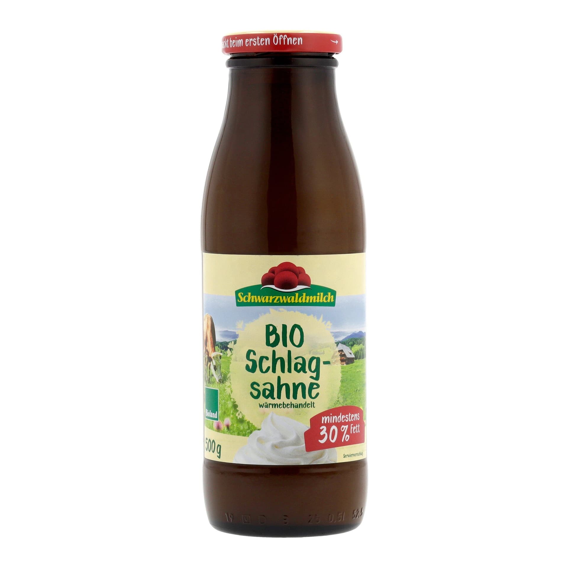 Schwarzwaldmilch Schlagsahne im Glas