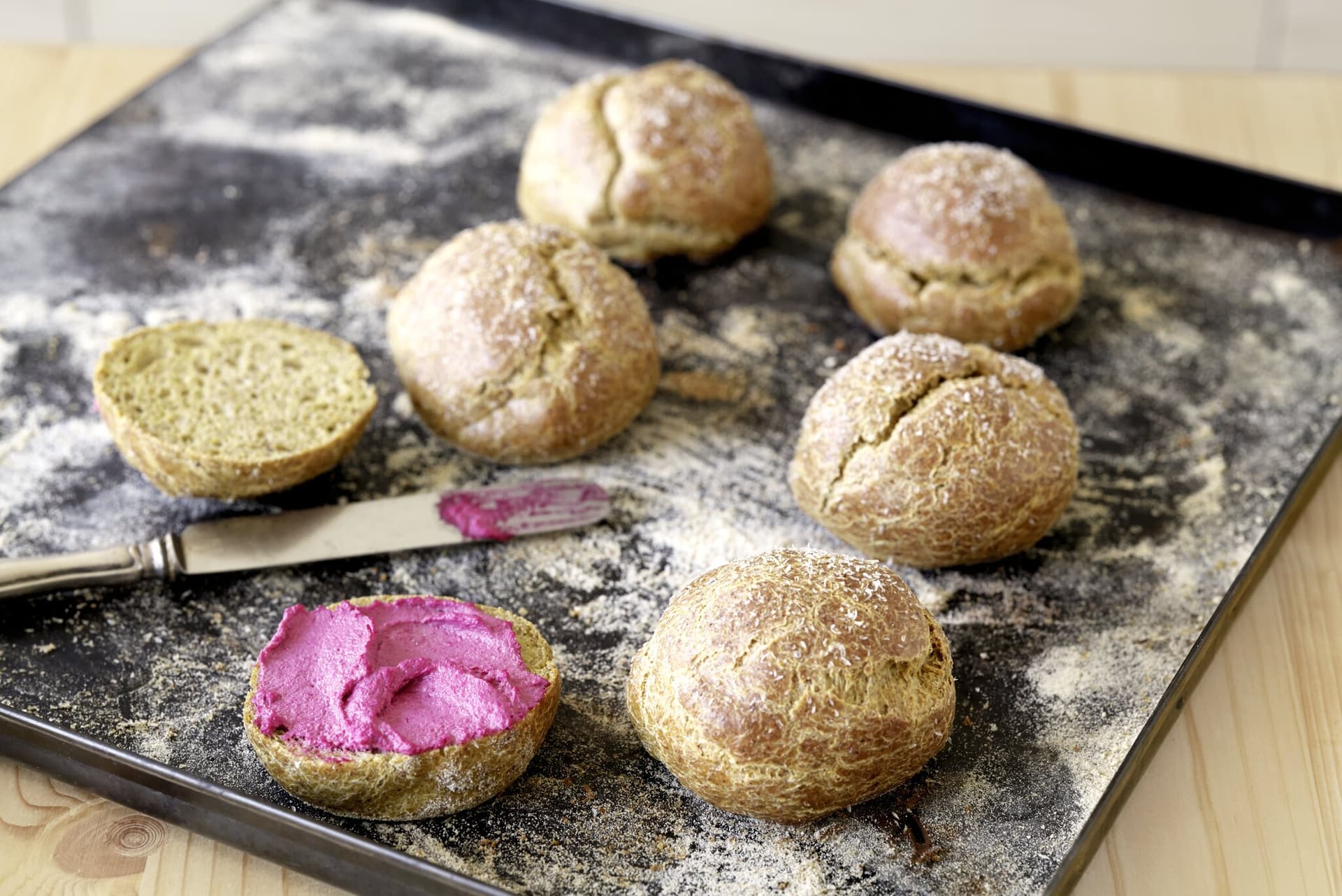 Saatenbrötchen mit Skyr