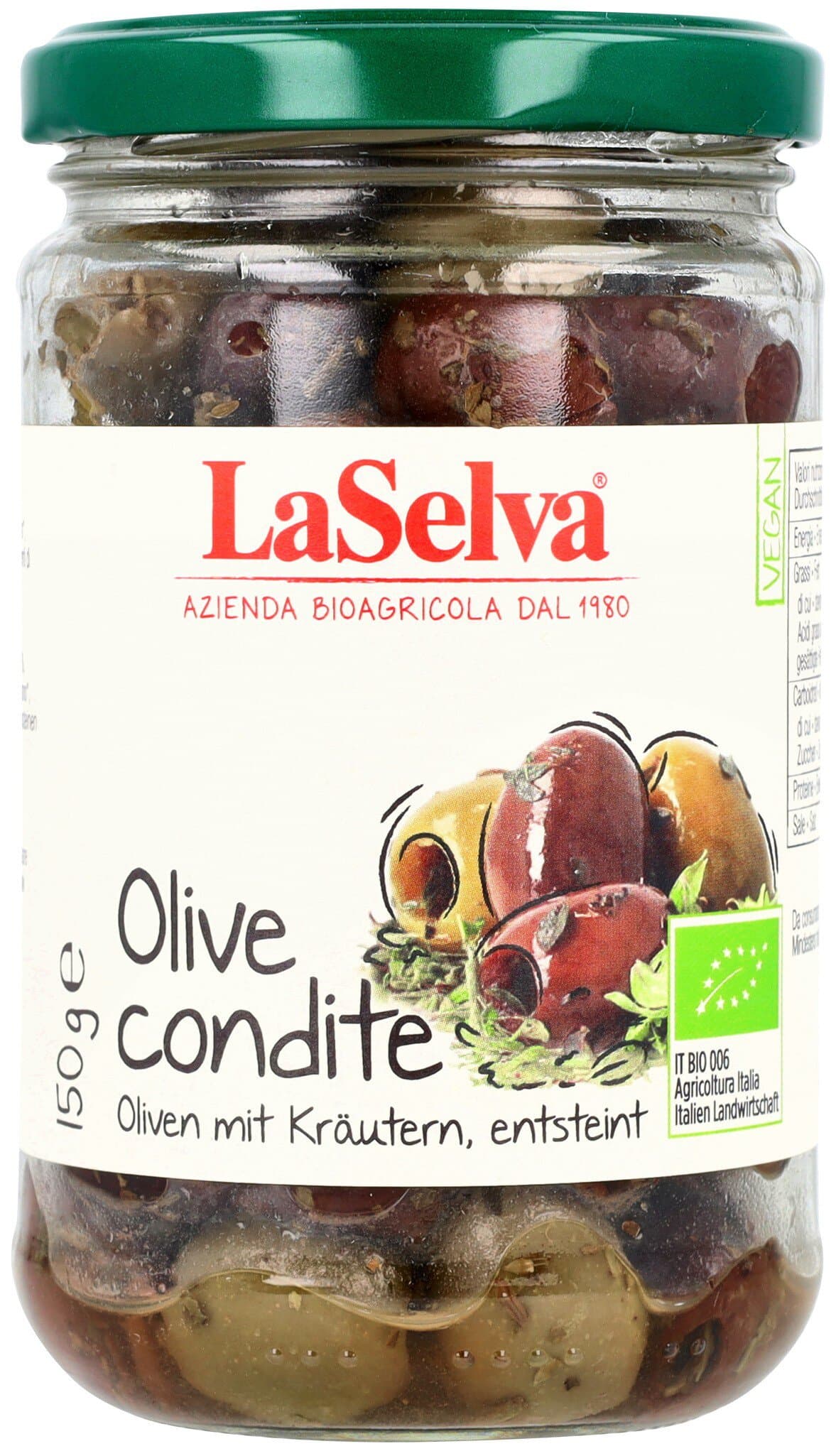 LaSelva Oliven-Mix mit Kräutern entsteint