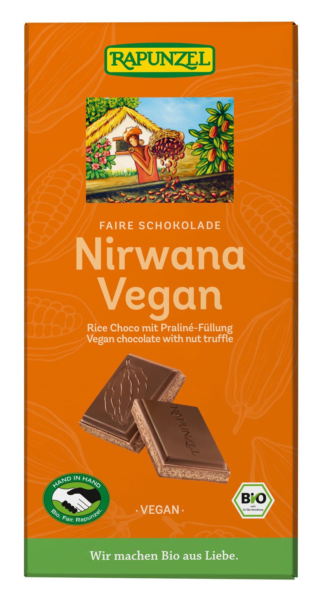 Rapunzel Schokolade Nirwana Vegan