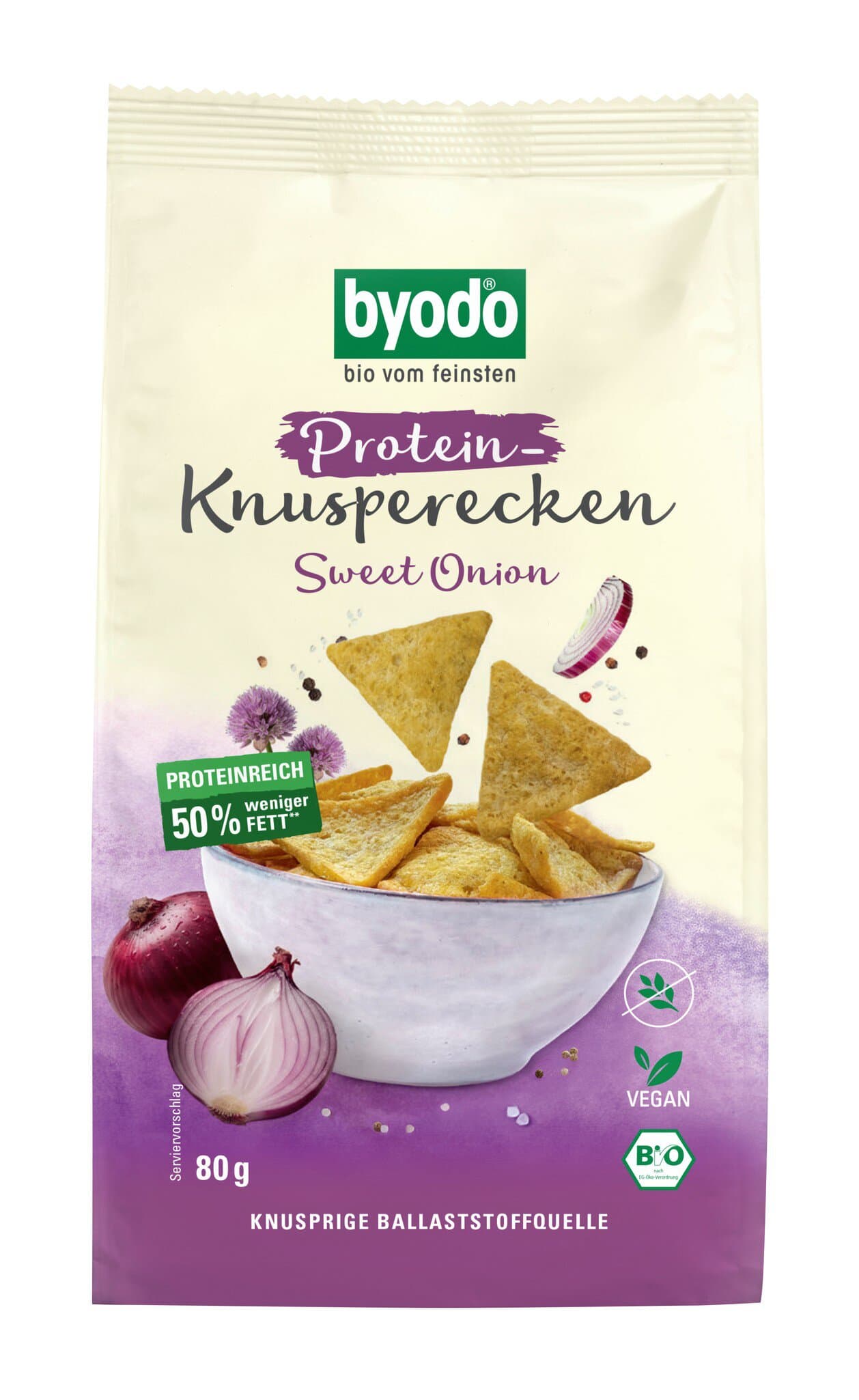 Byodo Protein Knusperecken Sweet Onion