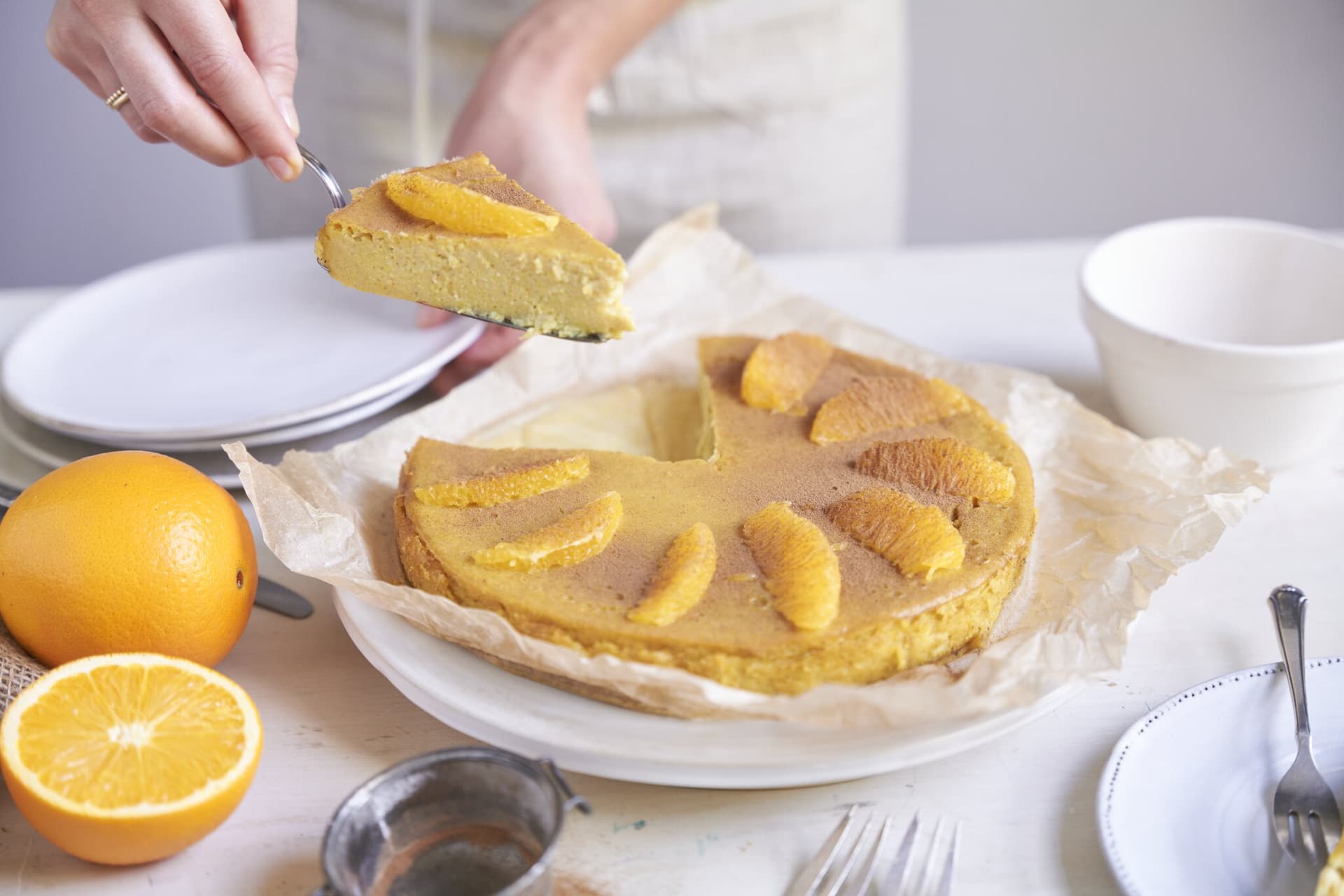 Veganer Käsekuchen ohne Mehl
