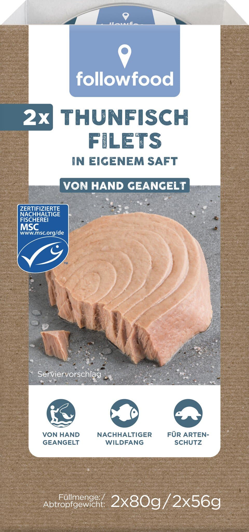 FollowFood Thunfisch Filets in eigenem Saft
