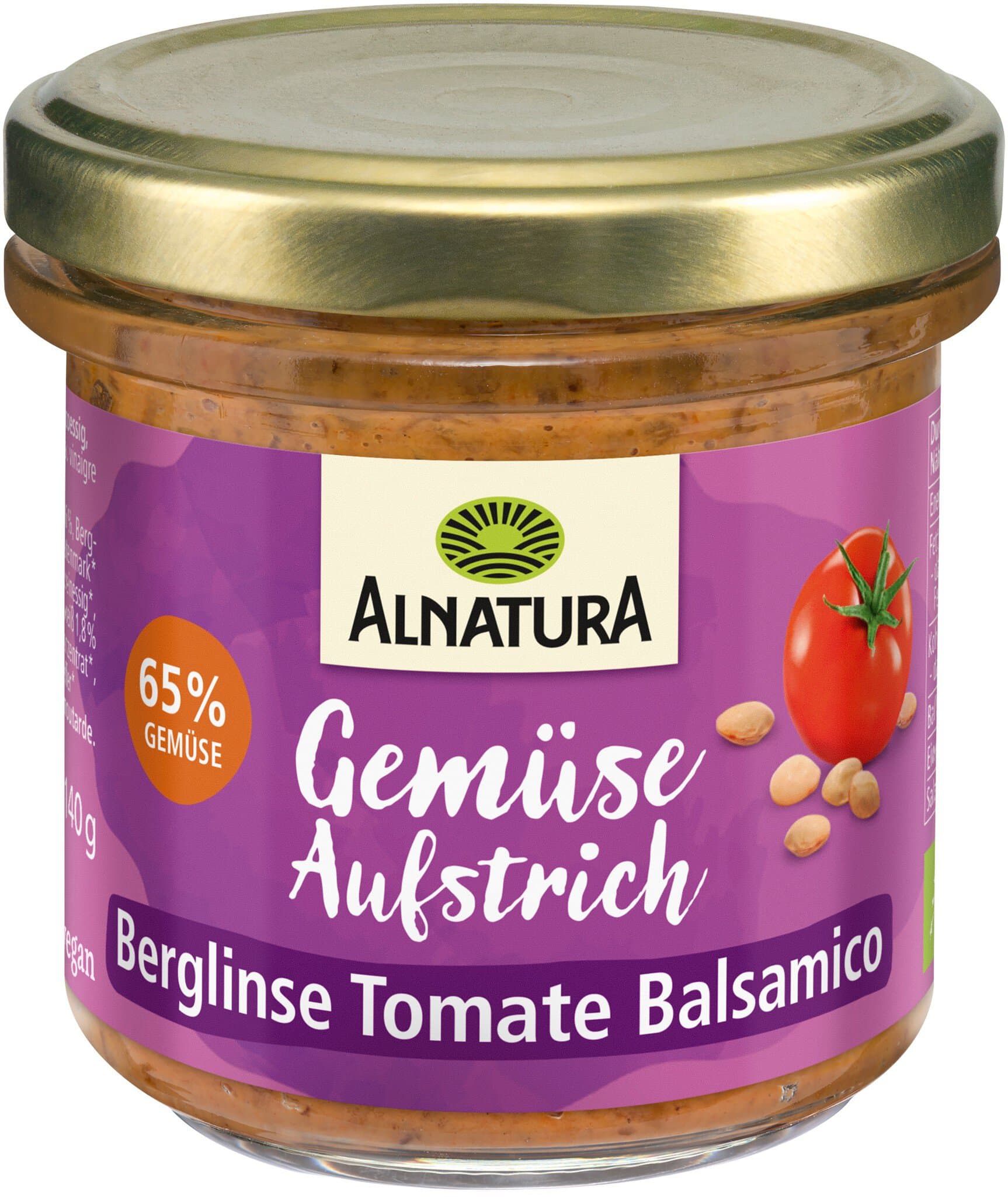 Alnatura Gemüseaufstrich Berglinse-Tomate-Balsamico