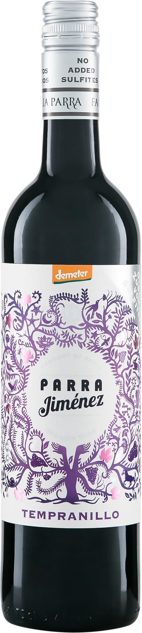Parra demeter Tempranillo ohne SO2-Zusatz