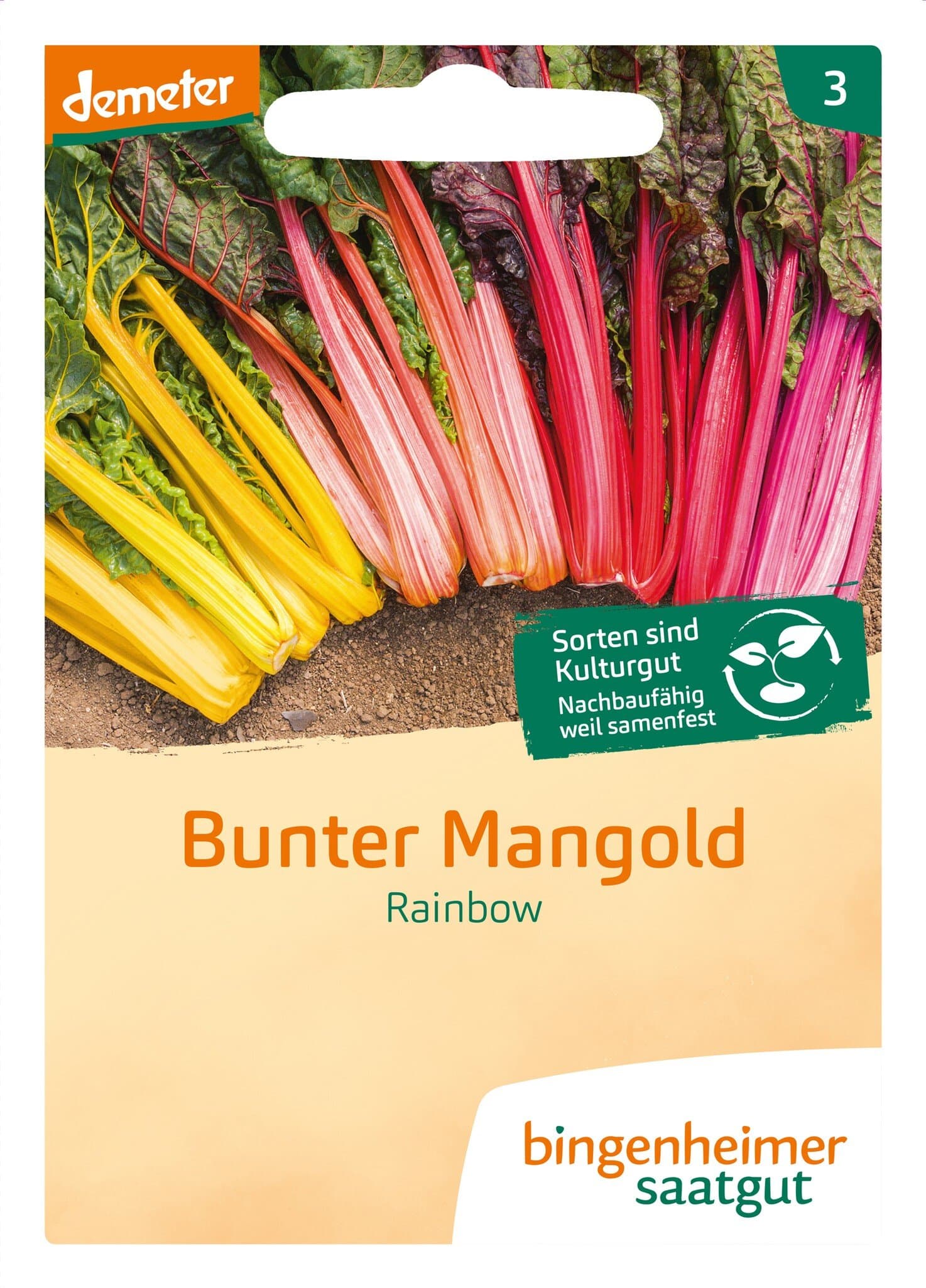 Bingenheimer Saatgut Mangold Rainbow (Gemüsesamen)