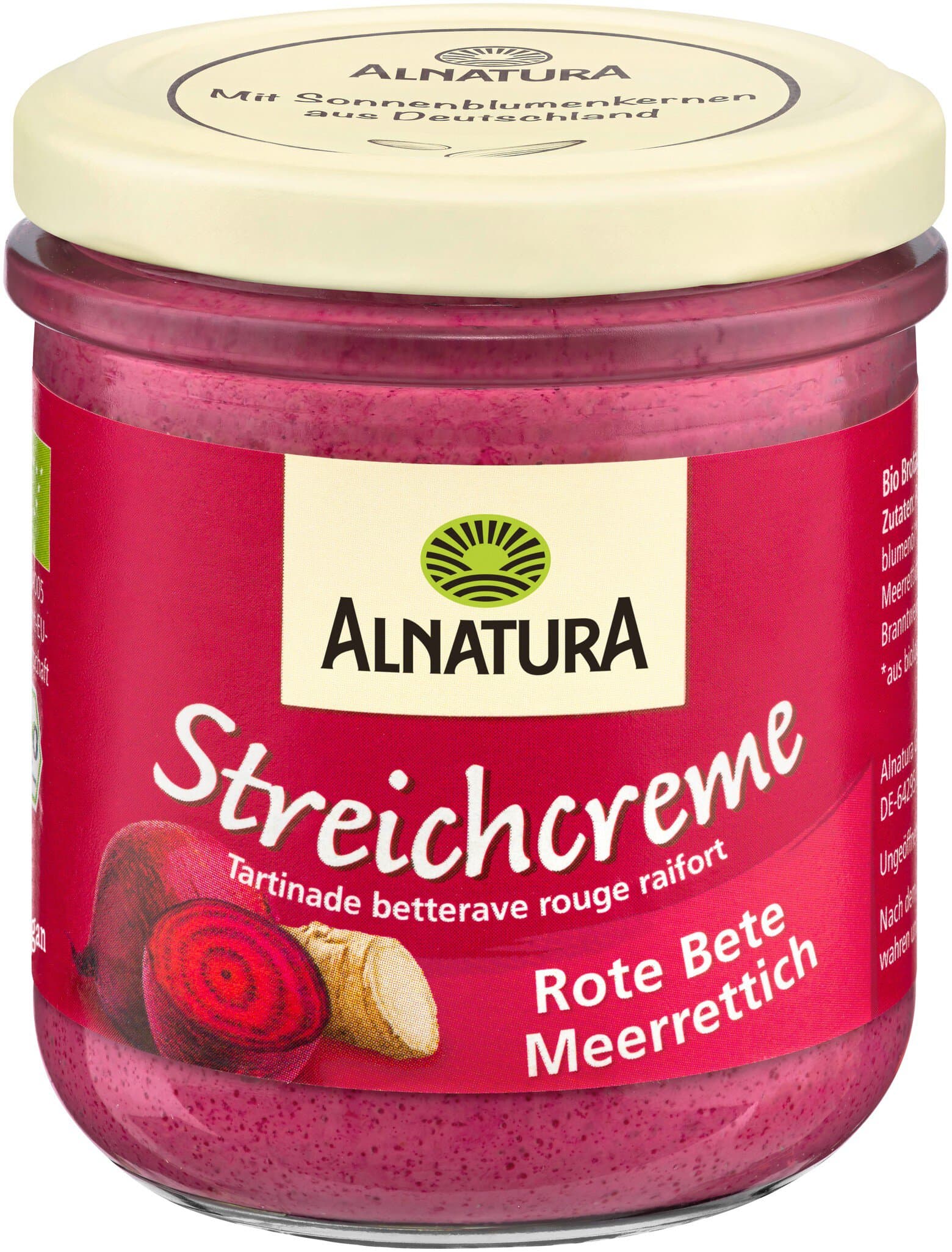 Alnatura Streichcreme Rote Bete Meerrettich