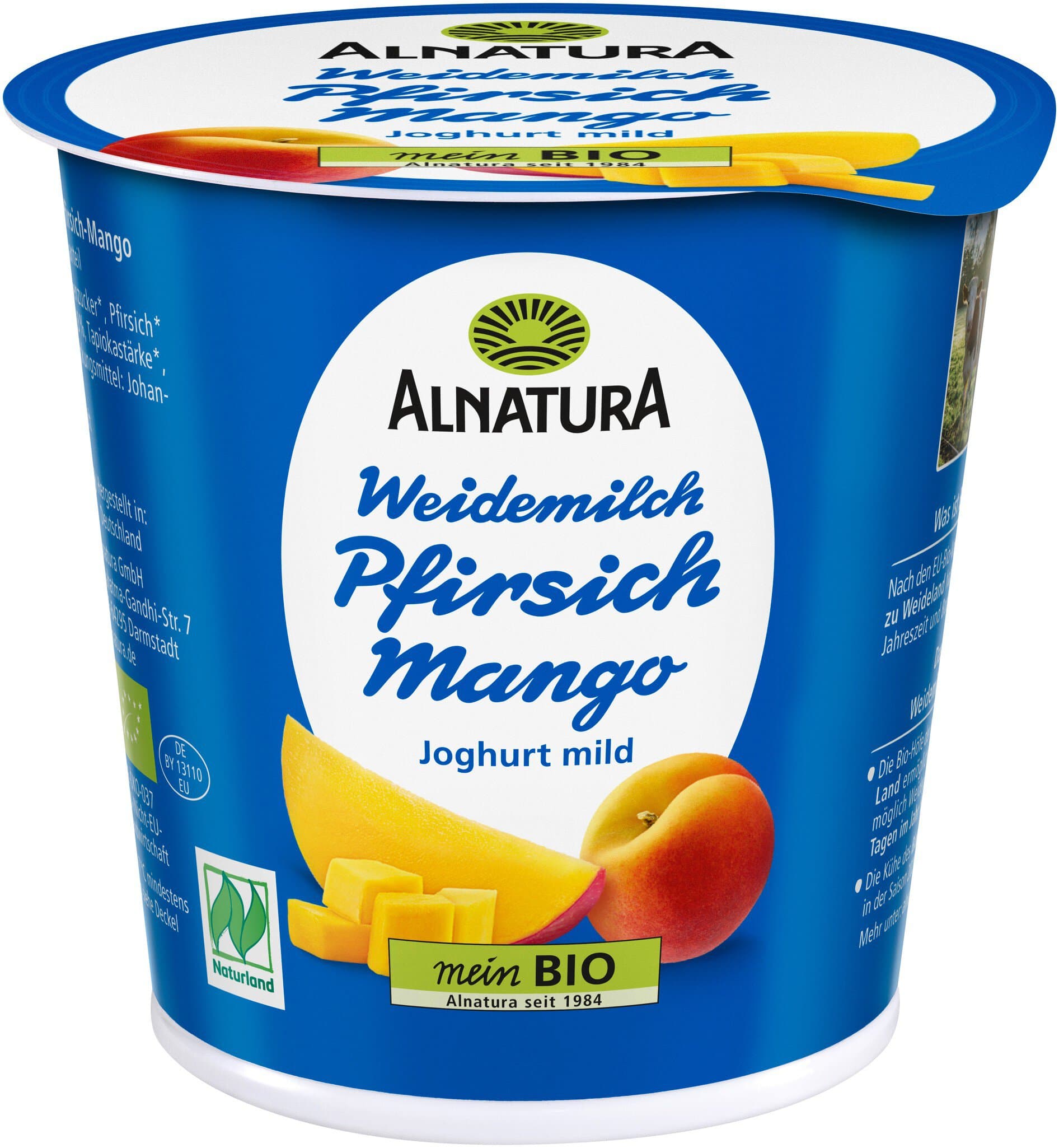 Alnatura Pfirsich-Mango-Joghurt aus Weidemilch
