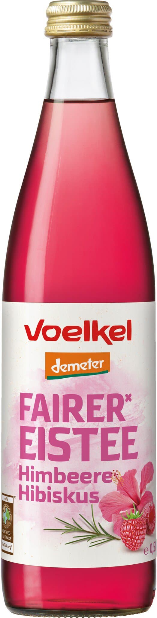 Voelkel Fairer Eistee Himbeere Hibiskus