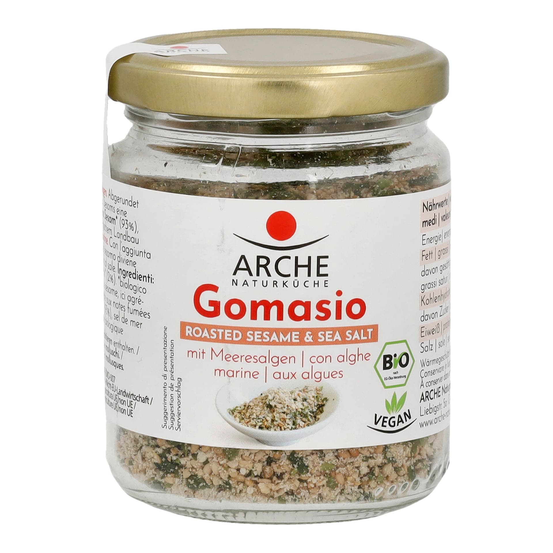 Arche Gomasio mit Meeresalgen