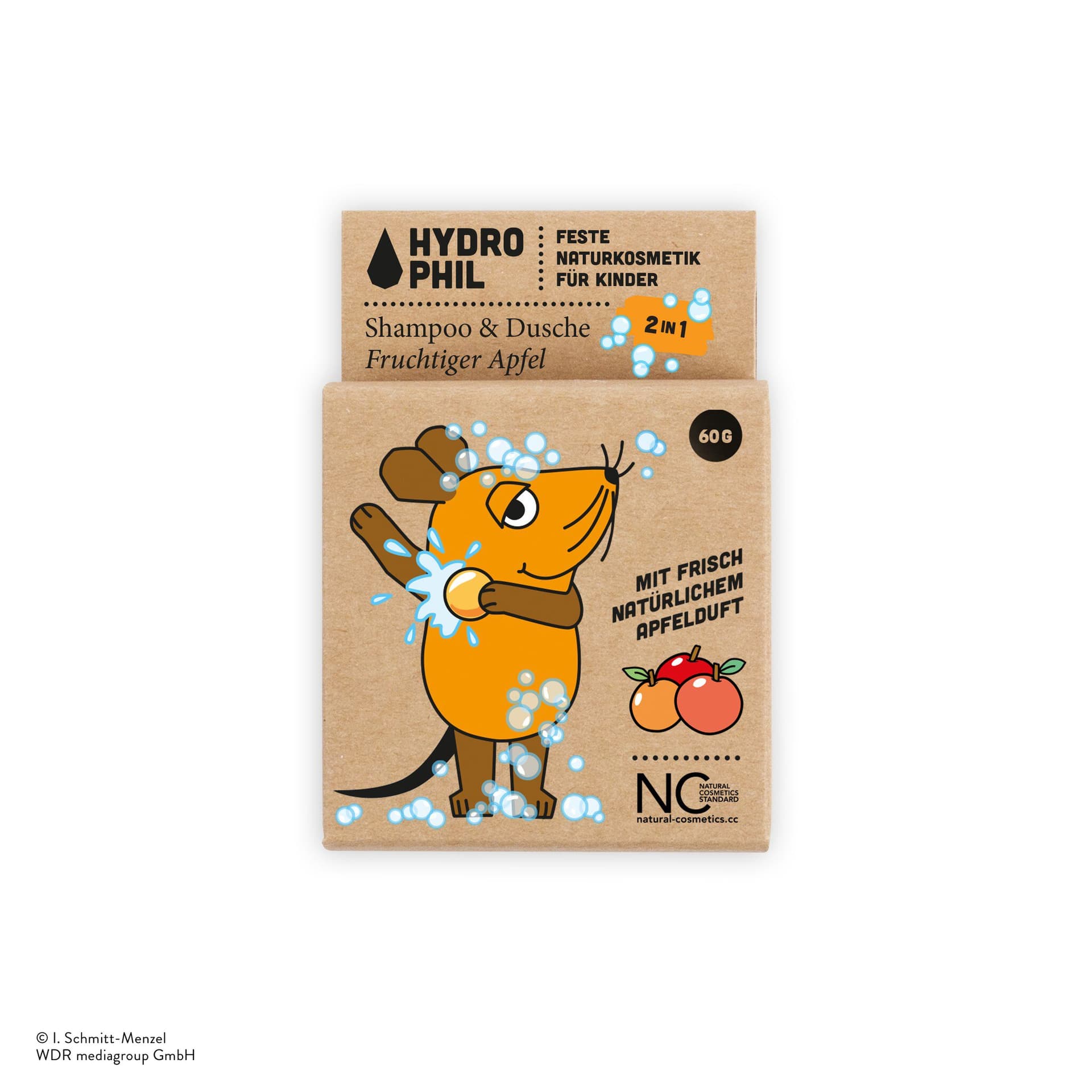 Hydrophil 2in1 festes Shampoo&Duschgel Maus