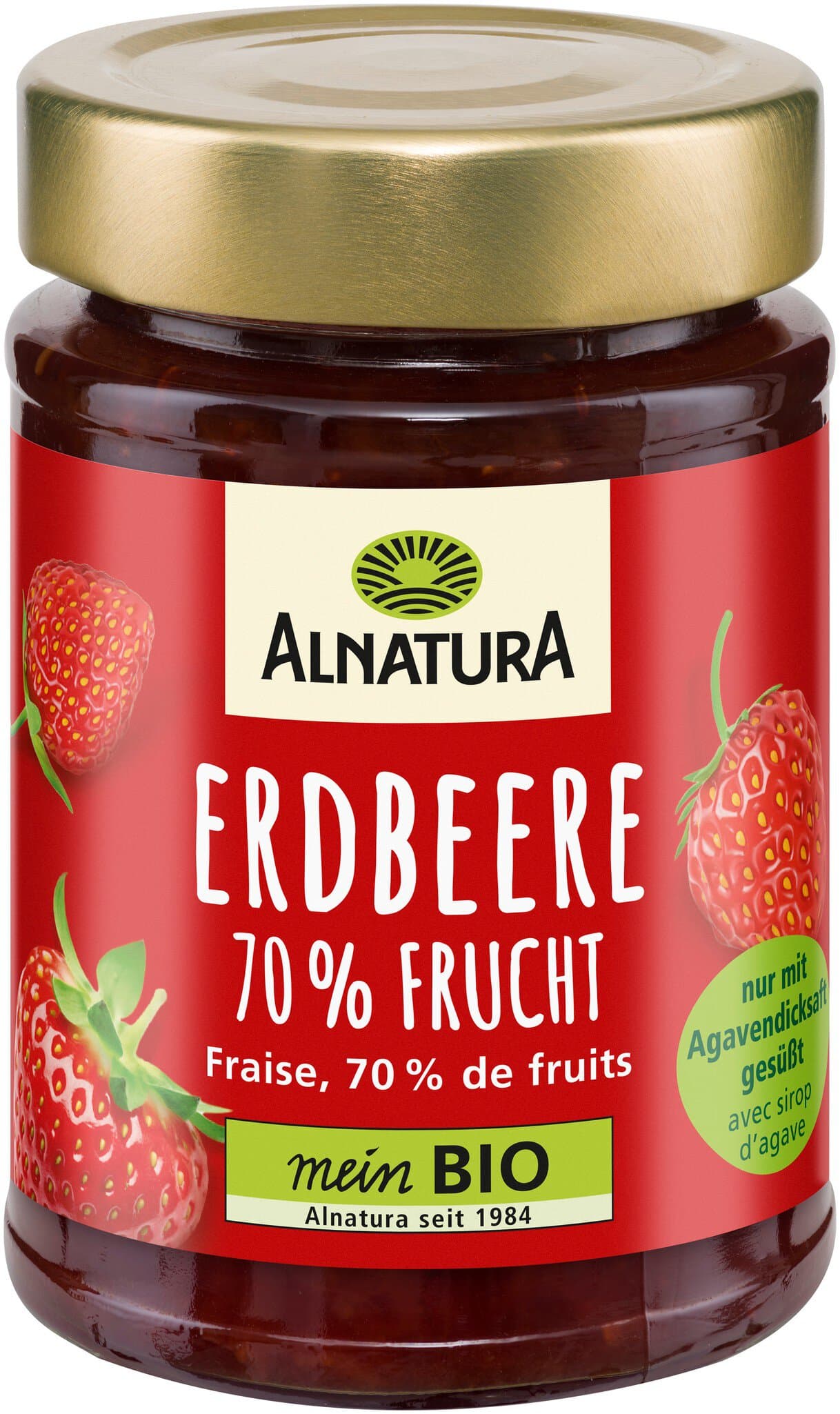 Alnatura Fruchtaufstrich Erdbeere mit Agavendicksaft