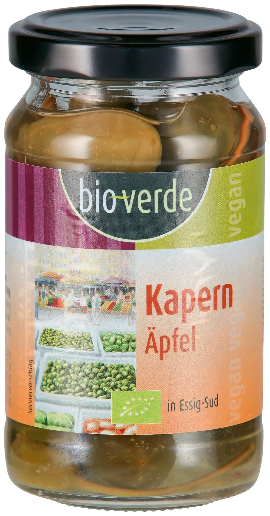bio-verde Kapernäpfel in Essigsud