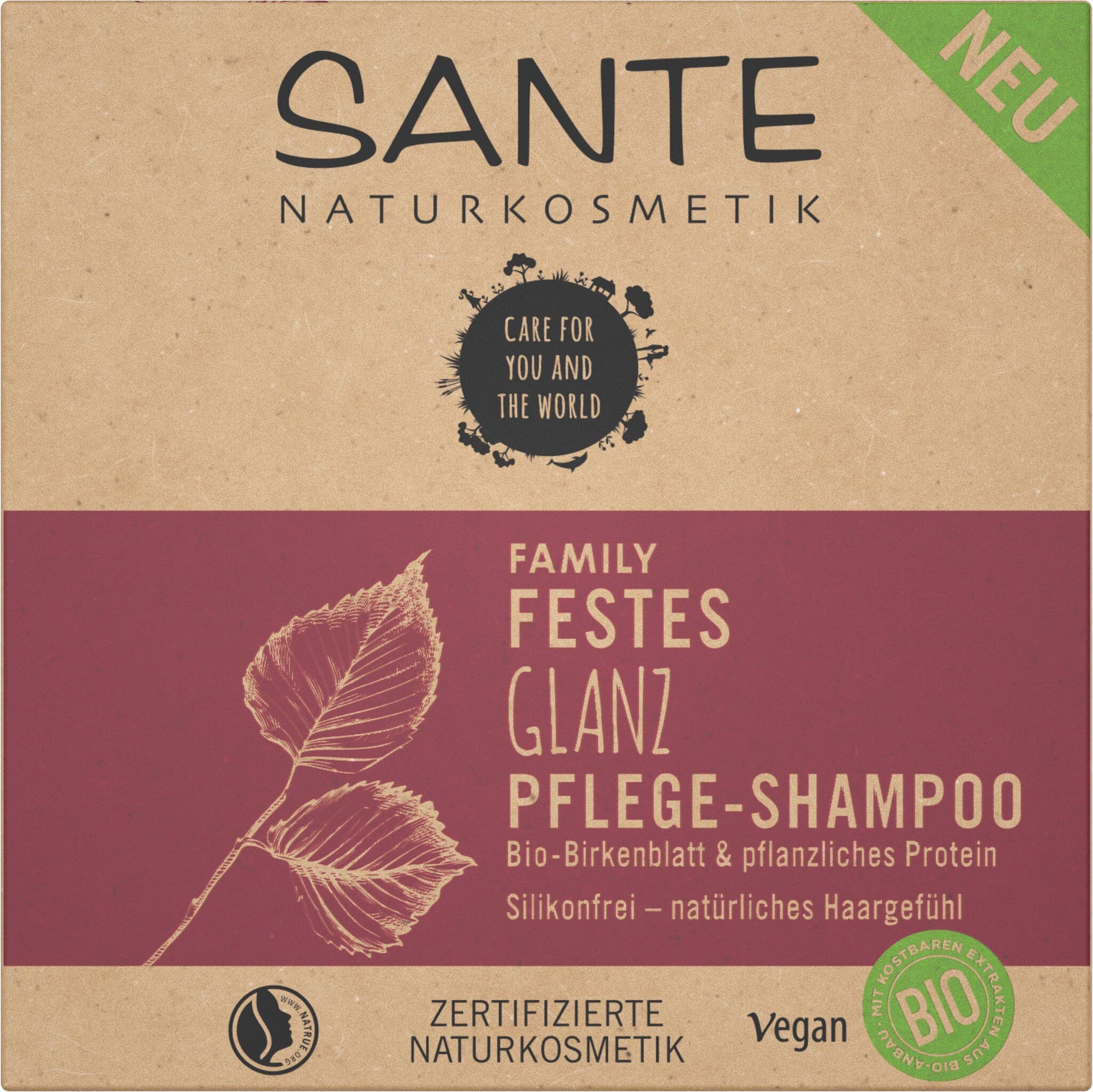 Sante FAMILY Festes Glanz Pflege-Shampoo