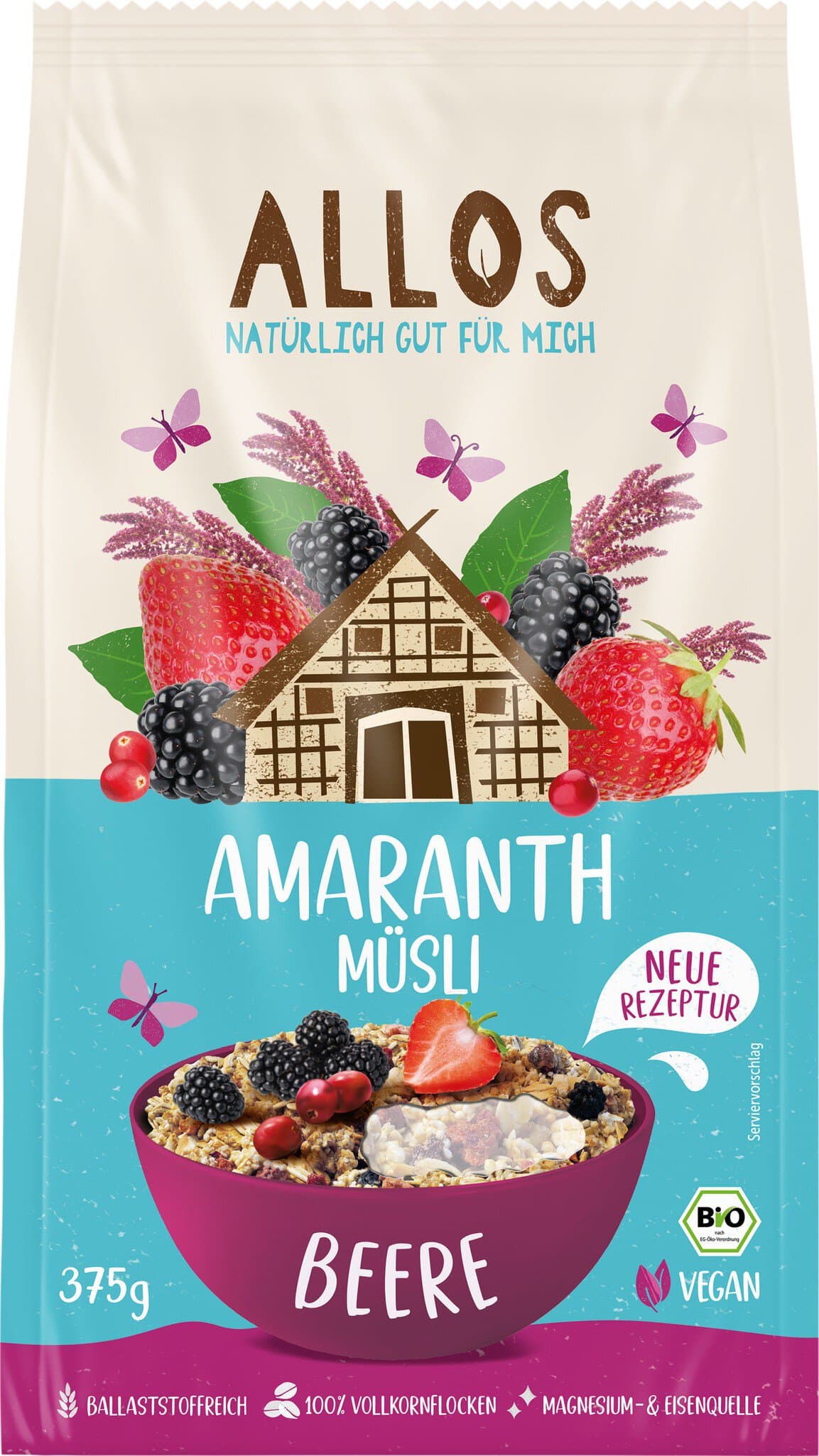Allos Amaranth Beeren Müsli