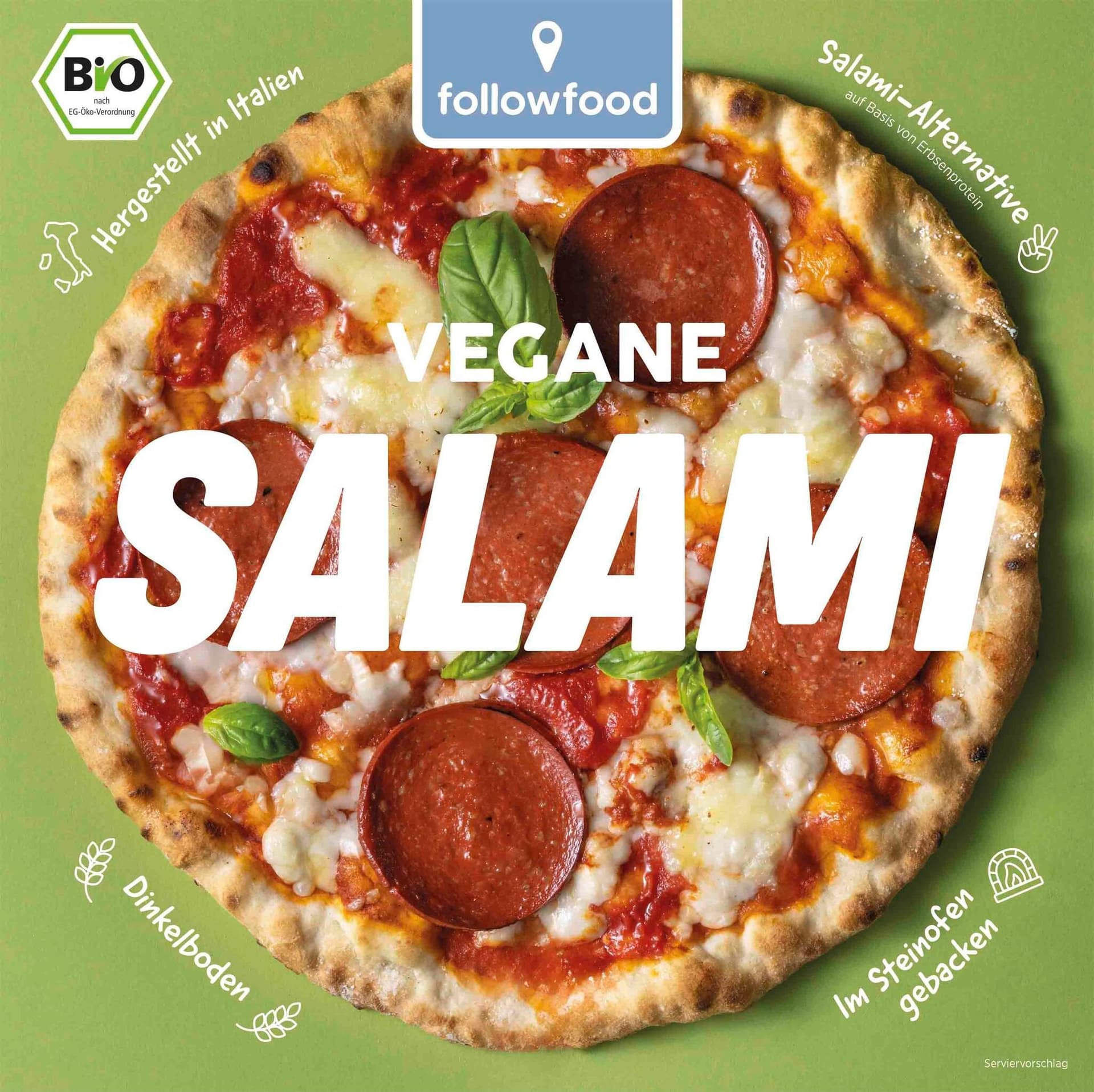 FollowFood Pizza Salami vegan (TK)