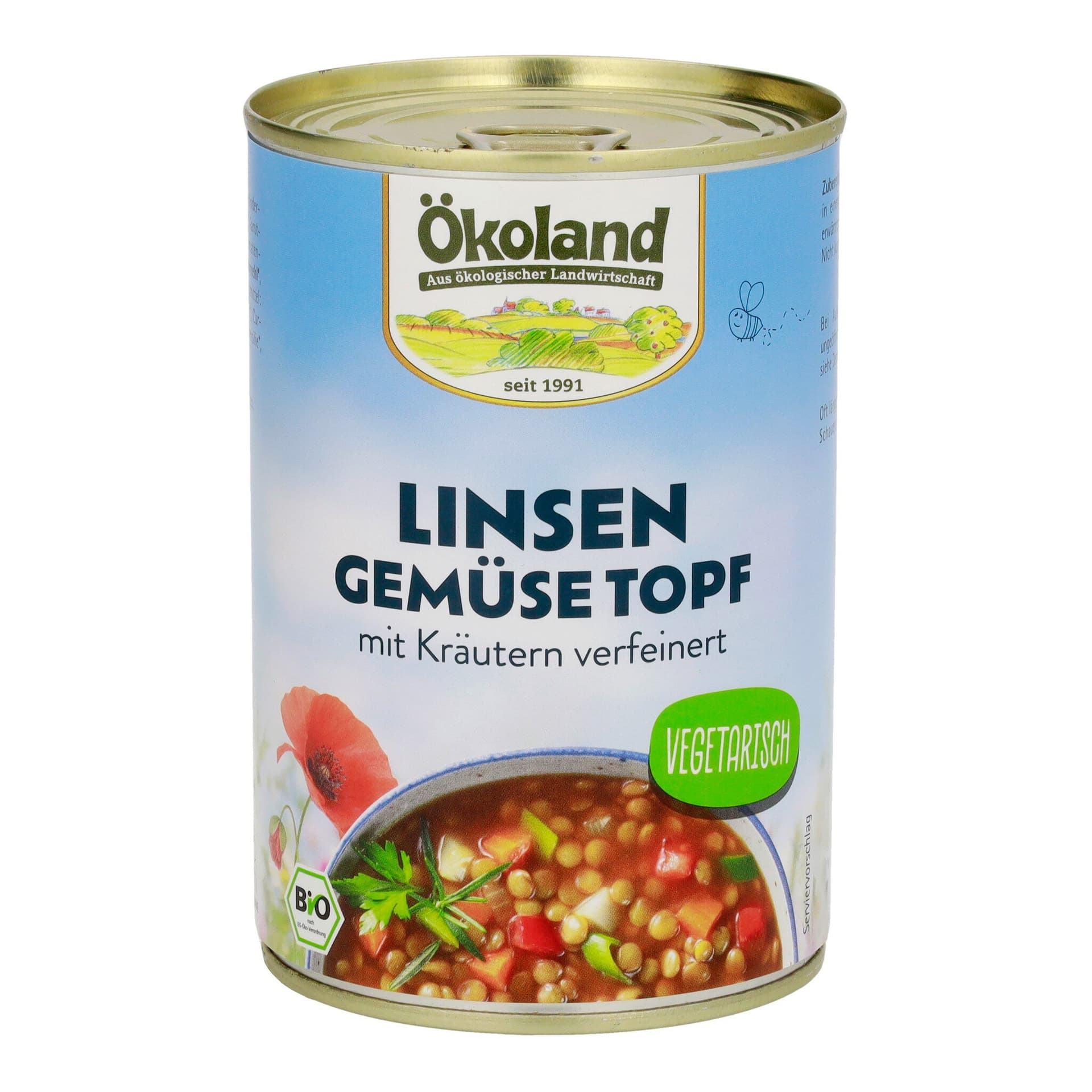 Ökoland Linsen Gemüsetopf vegetarisch