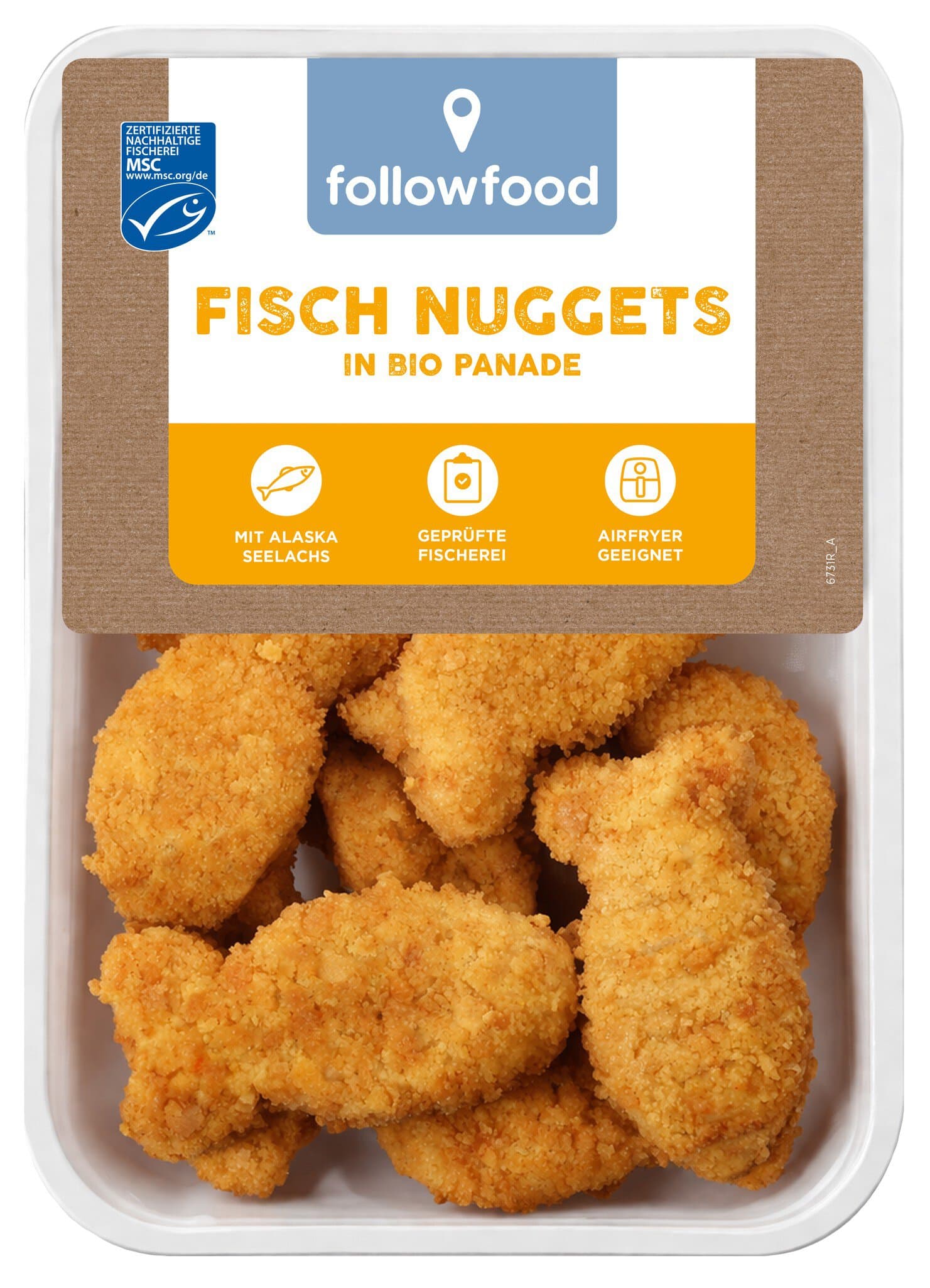 FollowFood Fisch Nuggets in Bio Panade