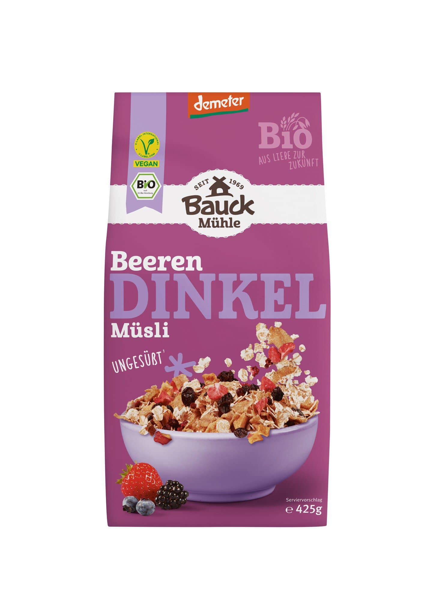 Bauckmühle Dinkel Müzli Beerenzart
