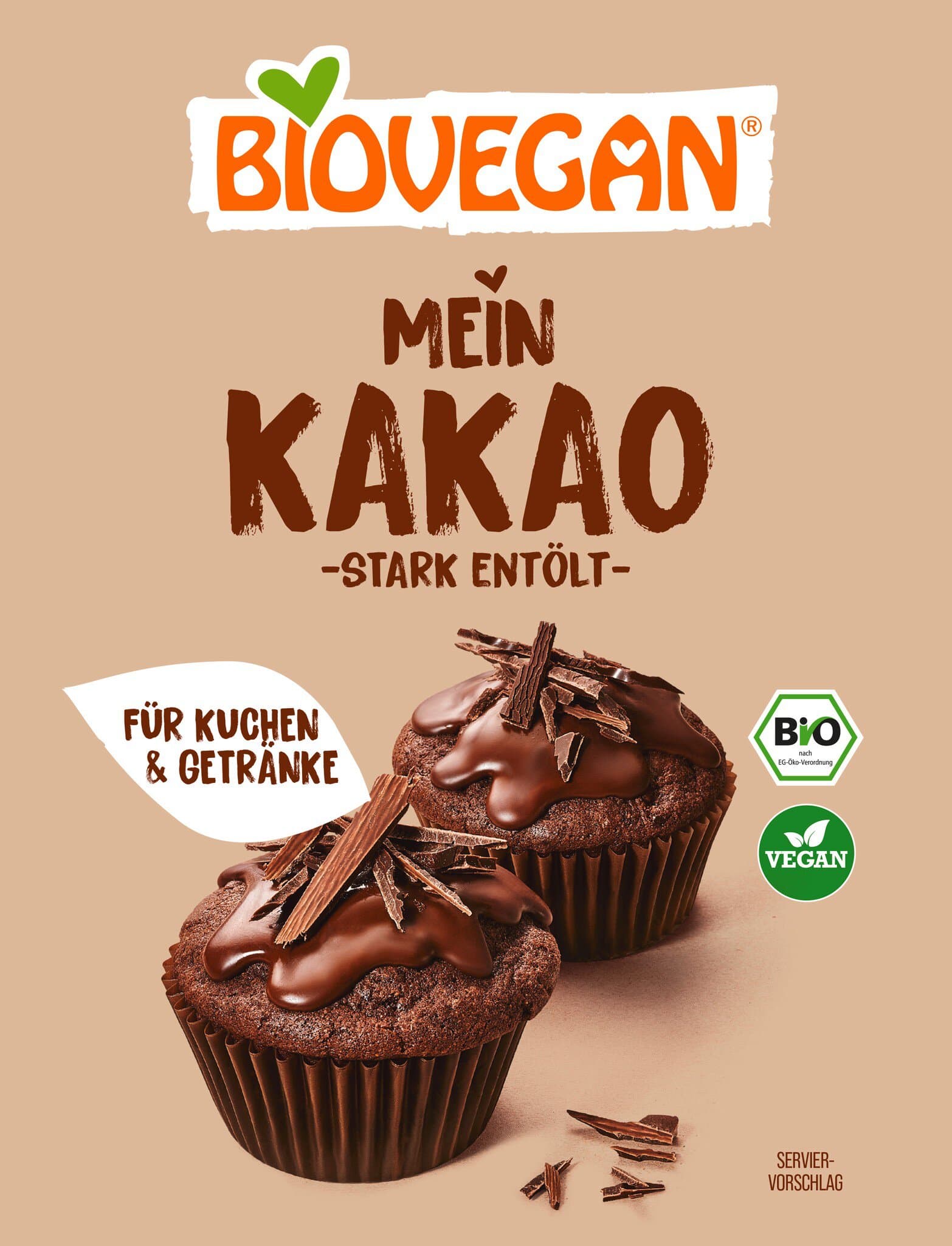Biovegan Mein Kakao, stark entölt