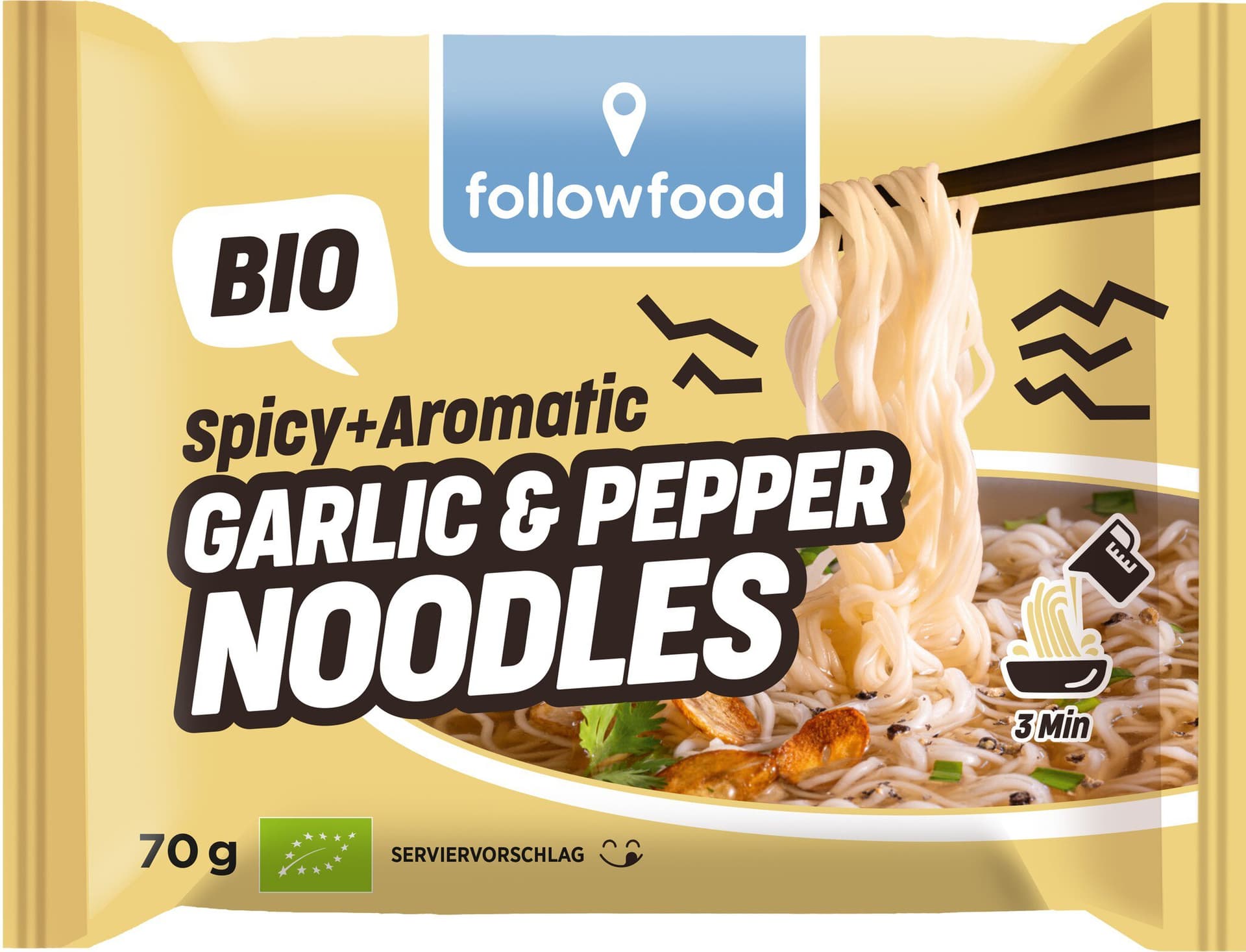 FollowFood Garlic+Pepper Noodles