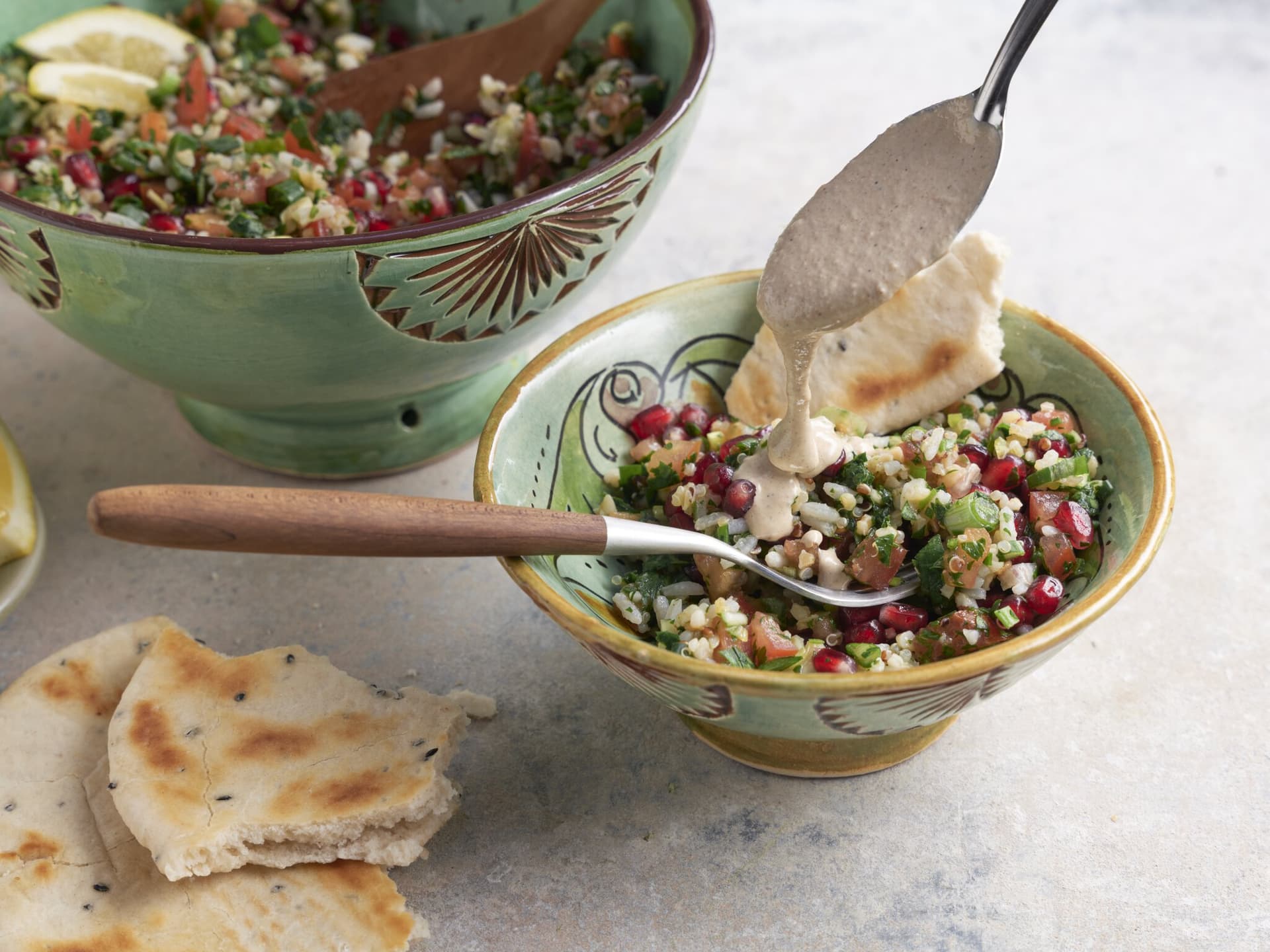 Granatapfel-Petersilien-Salat
