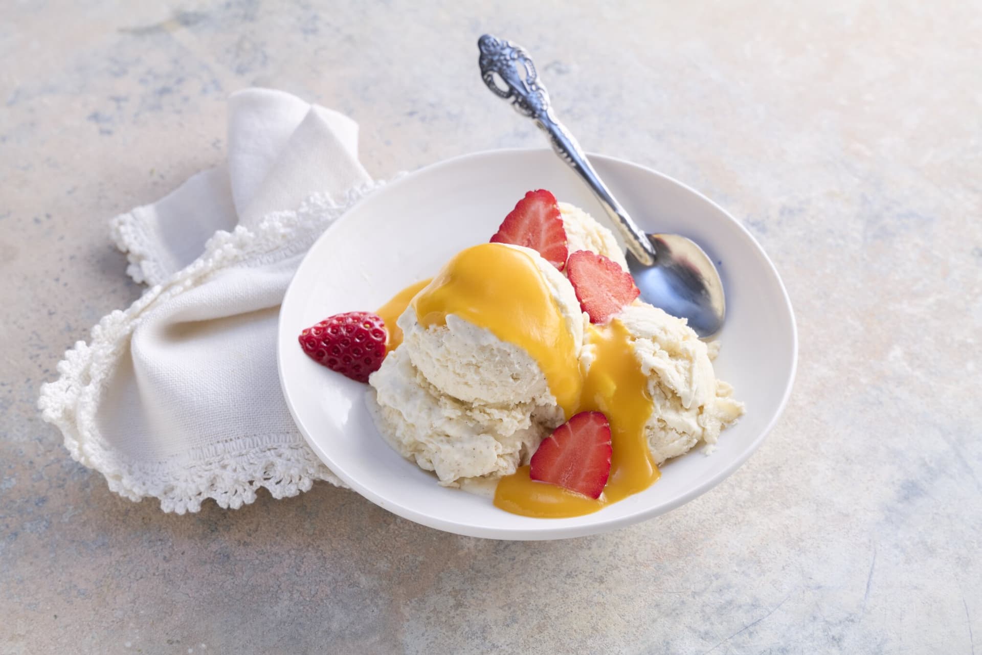 Milchreis-Eis