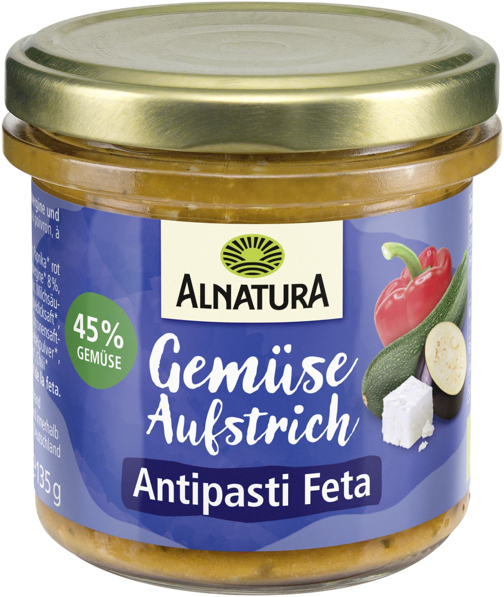 Alnatura Gemüseaufstrich Antipasti-Feta