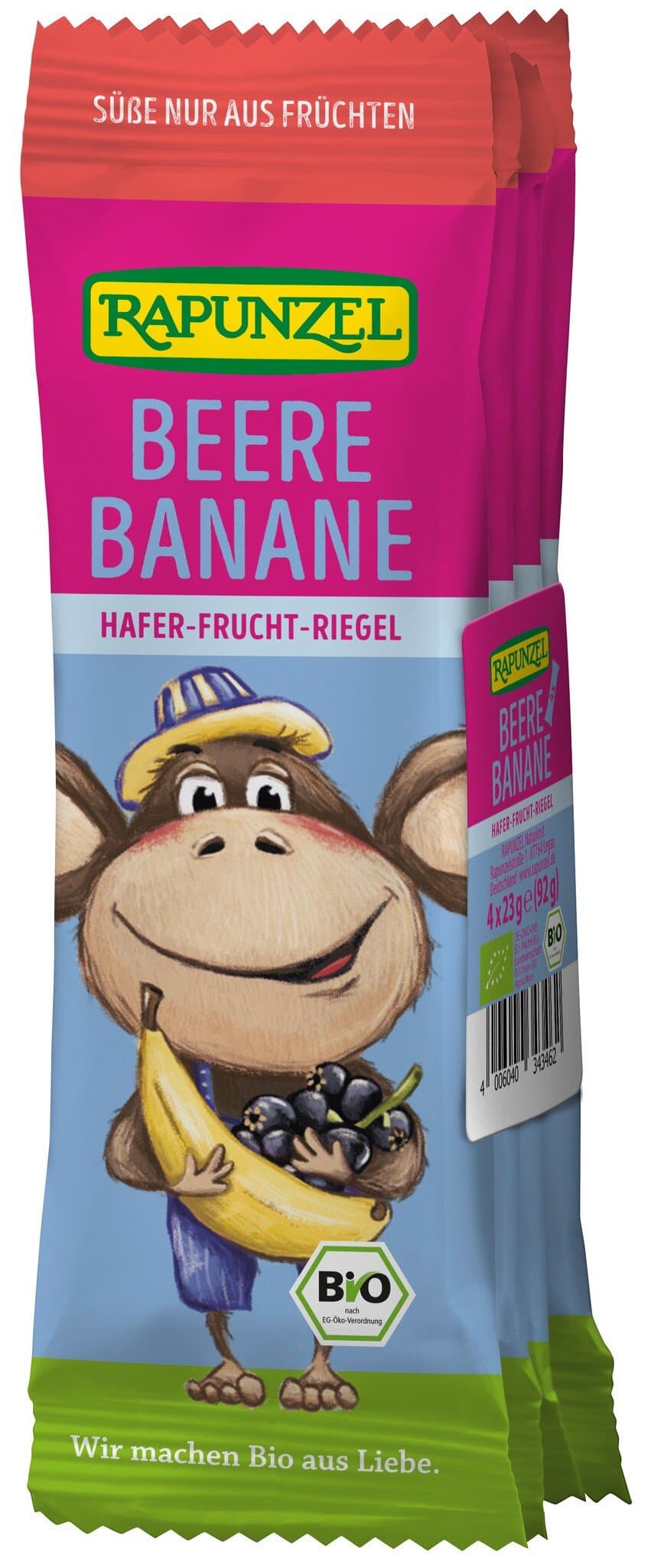 Rapunzel Hafer-Frucht-Riegel Beere Banane
