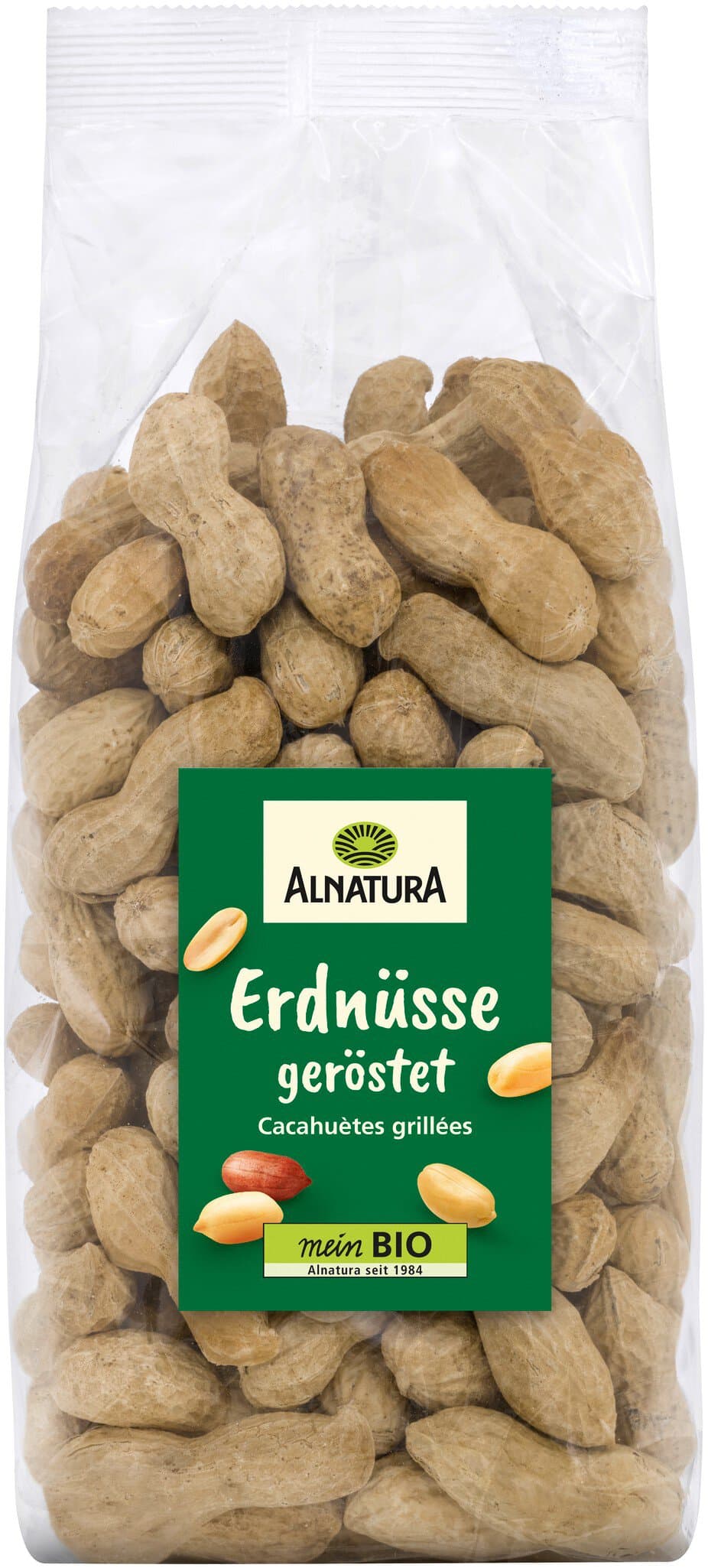 Alnatura Erdnüsse geröstet, in der Schale