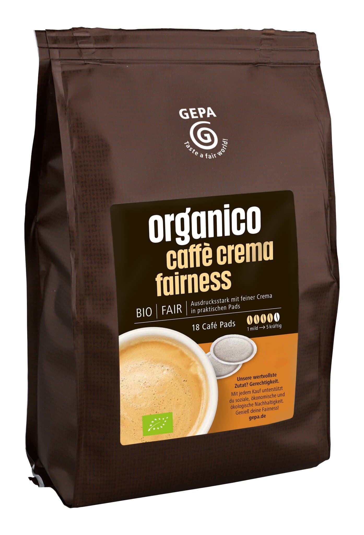 Gepa Kaffeepads Caffé Crema