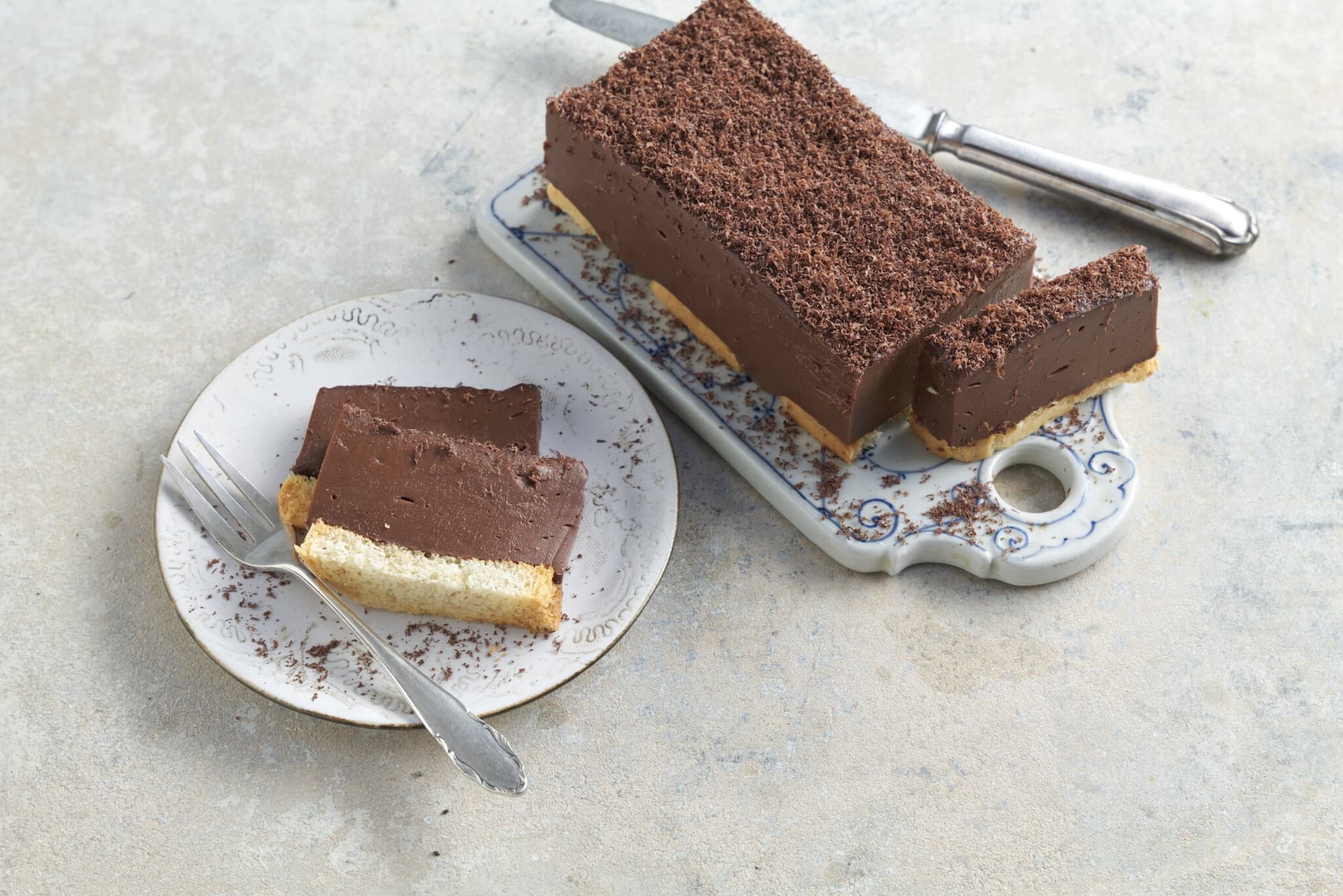 Veganer Schokopudding-Kuchen