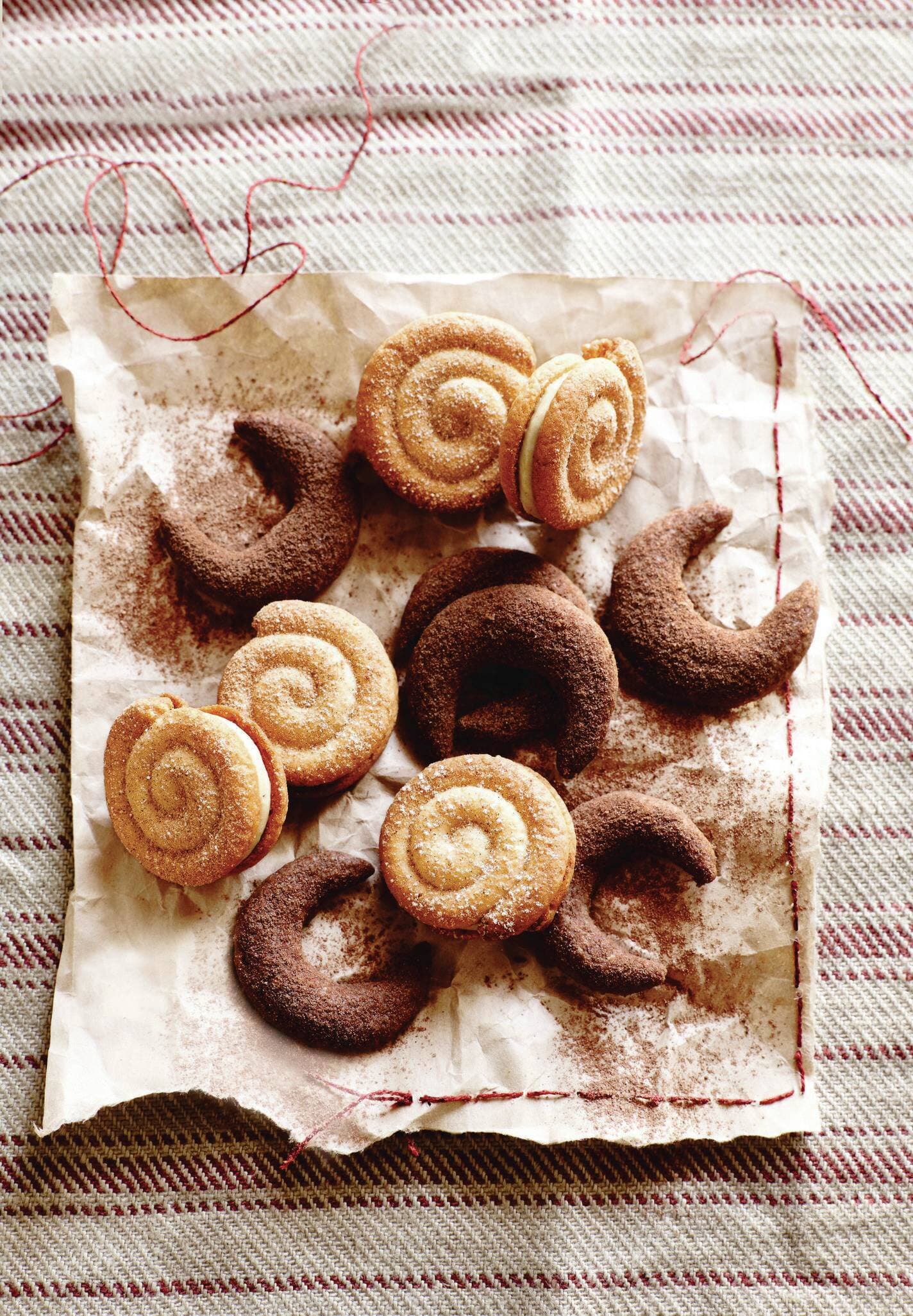 Sandteig-Schnecken mit Apfel-Zimt-Creme