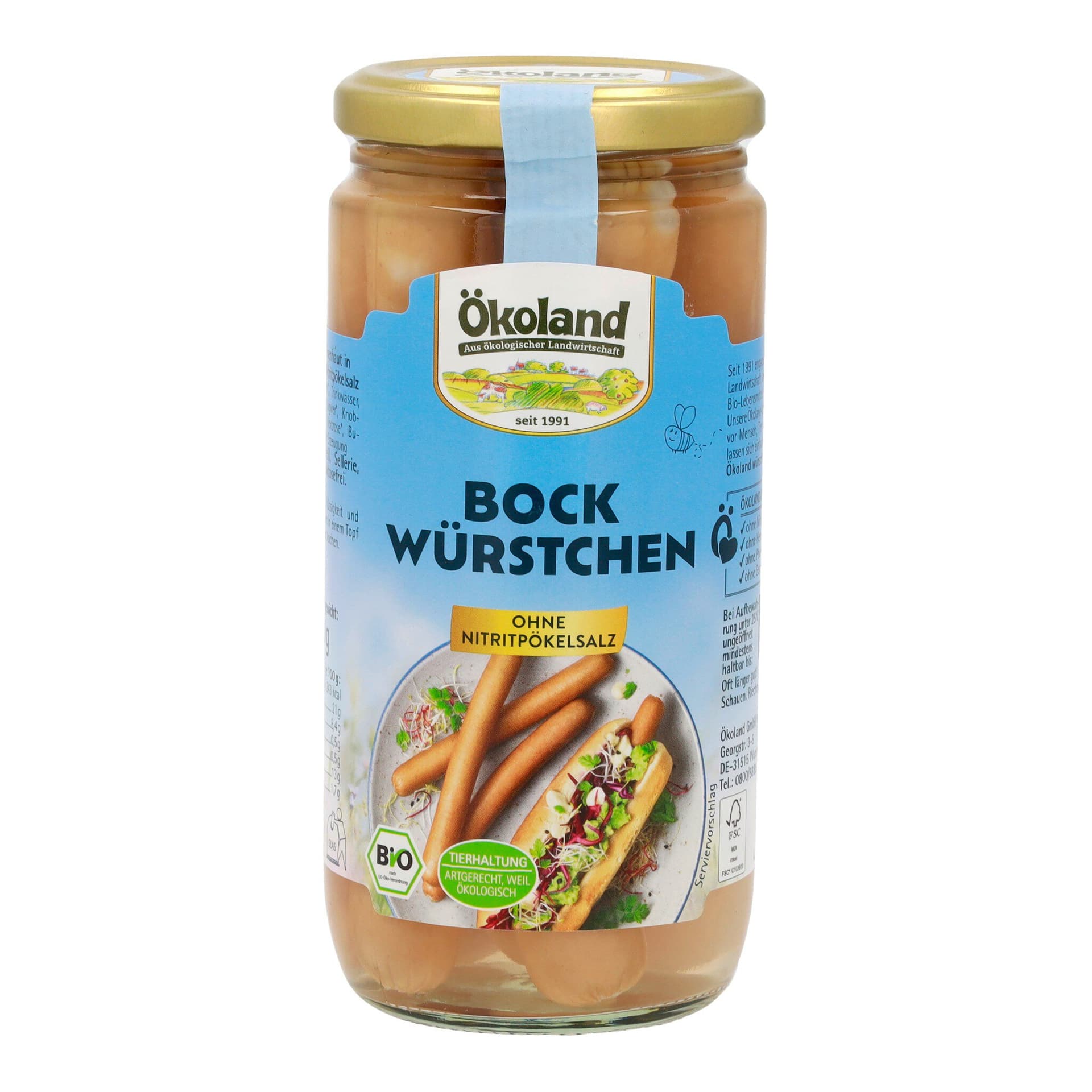 Ökoland Bockwürstchen