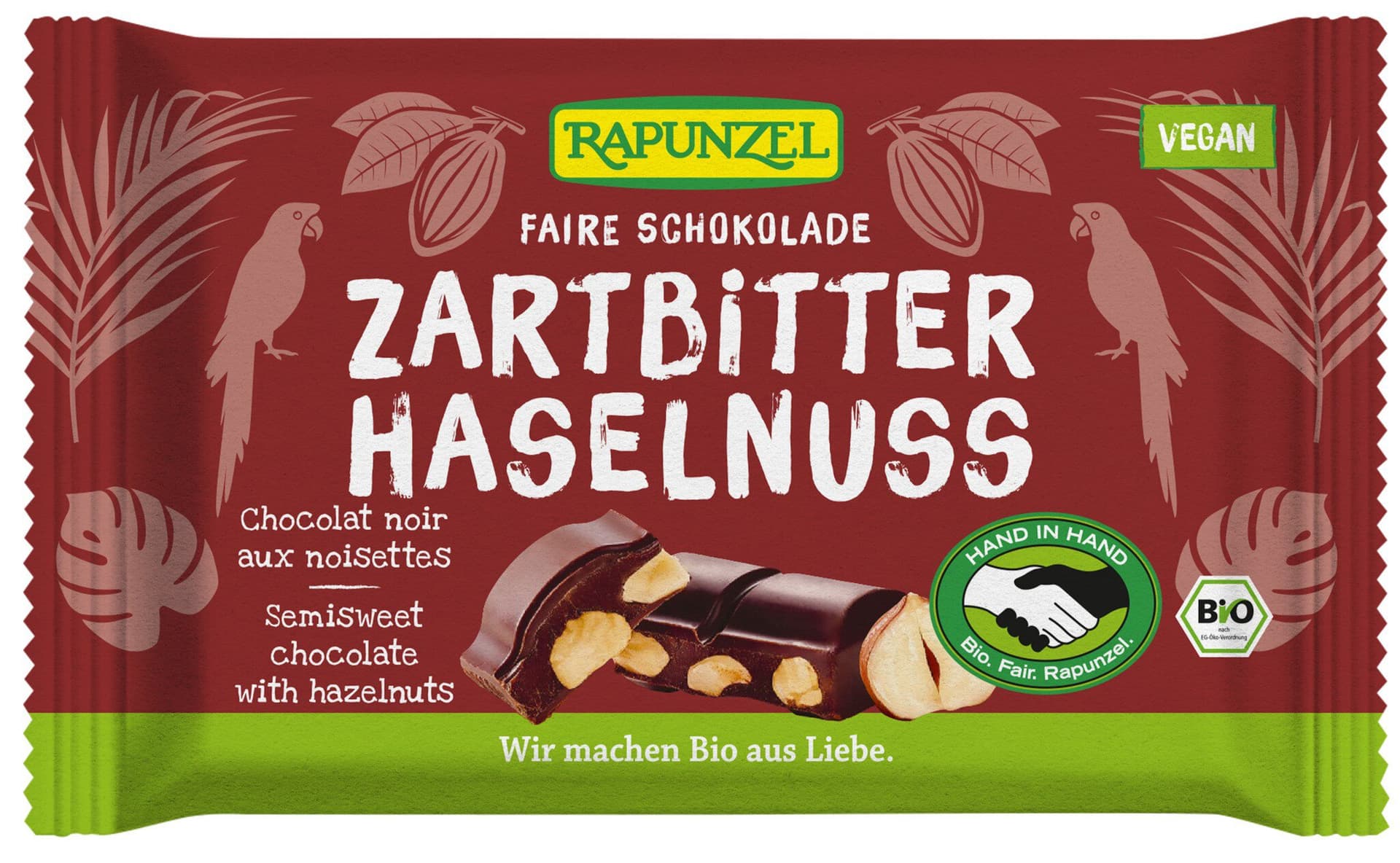 Rapunzel Zartbitter Schokolade mit Nüssen