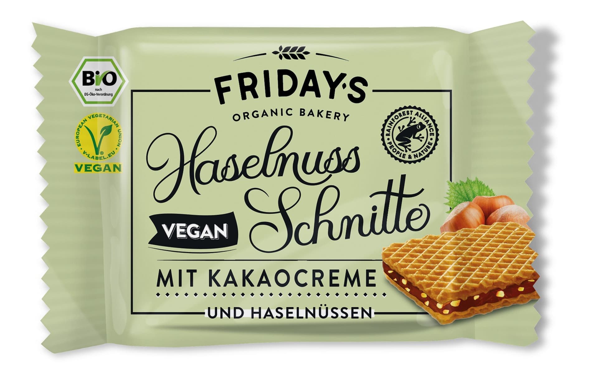 Friday´s Organic Bakery Dinkel Haselnuss-Schnitte
